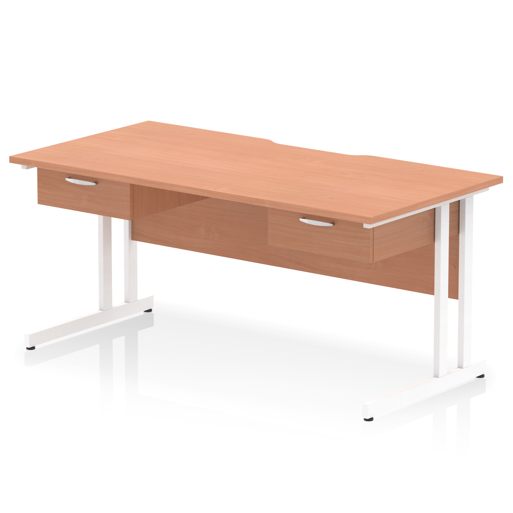 Beech / White Frame
