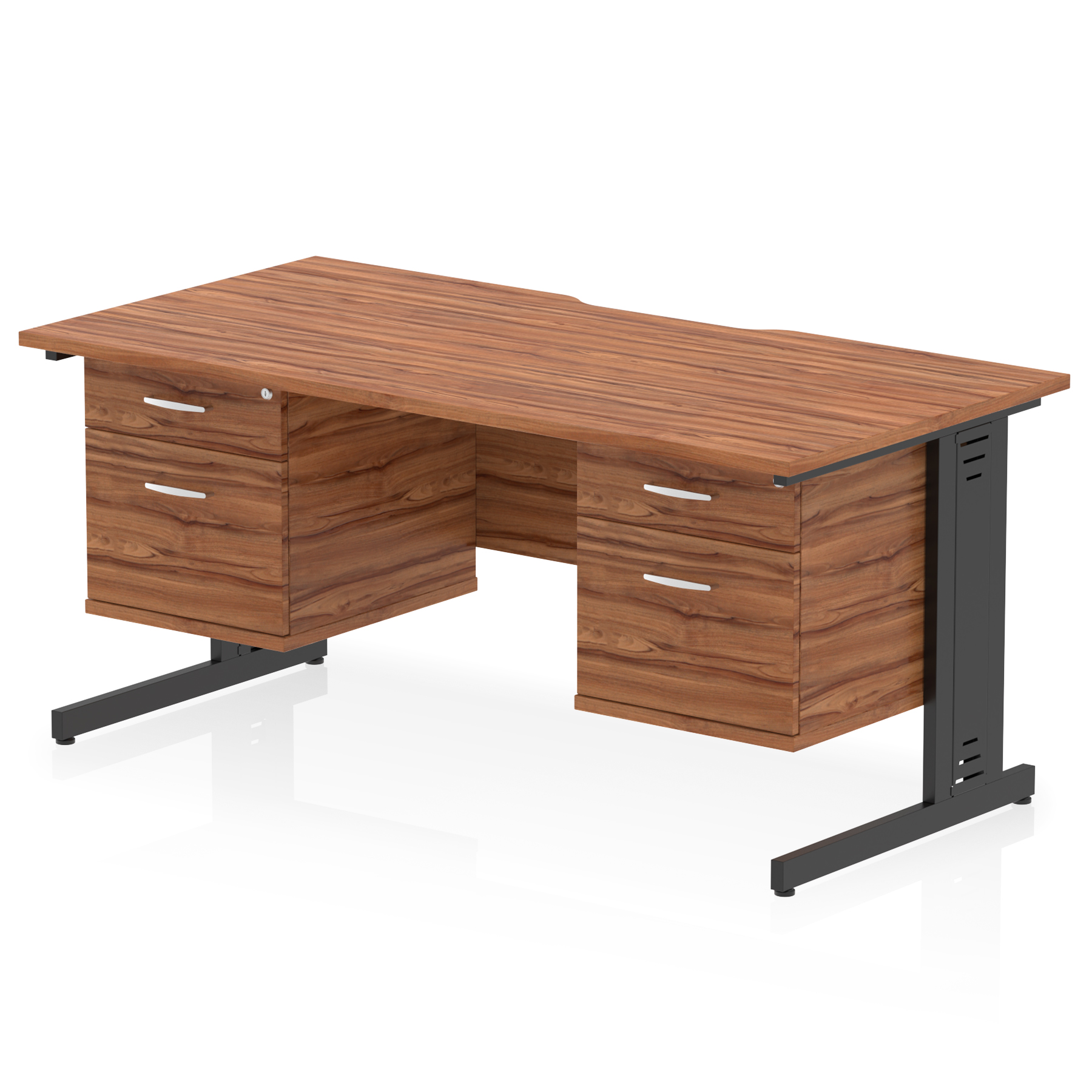 Walnut / Black Frame