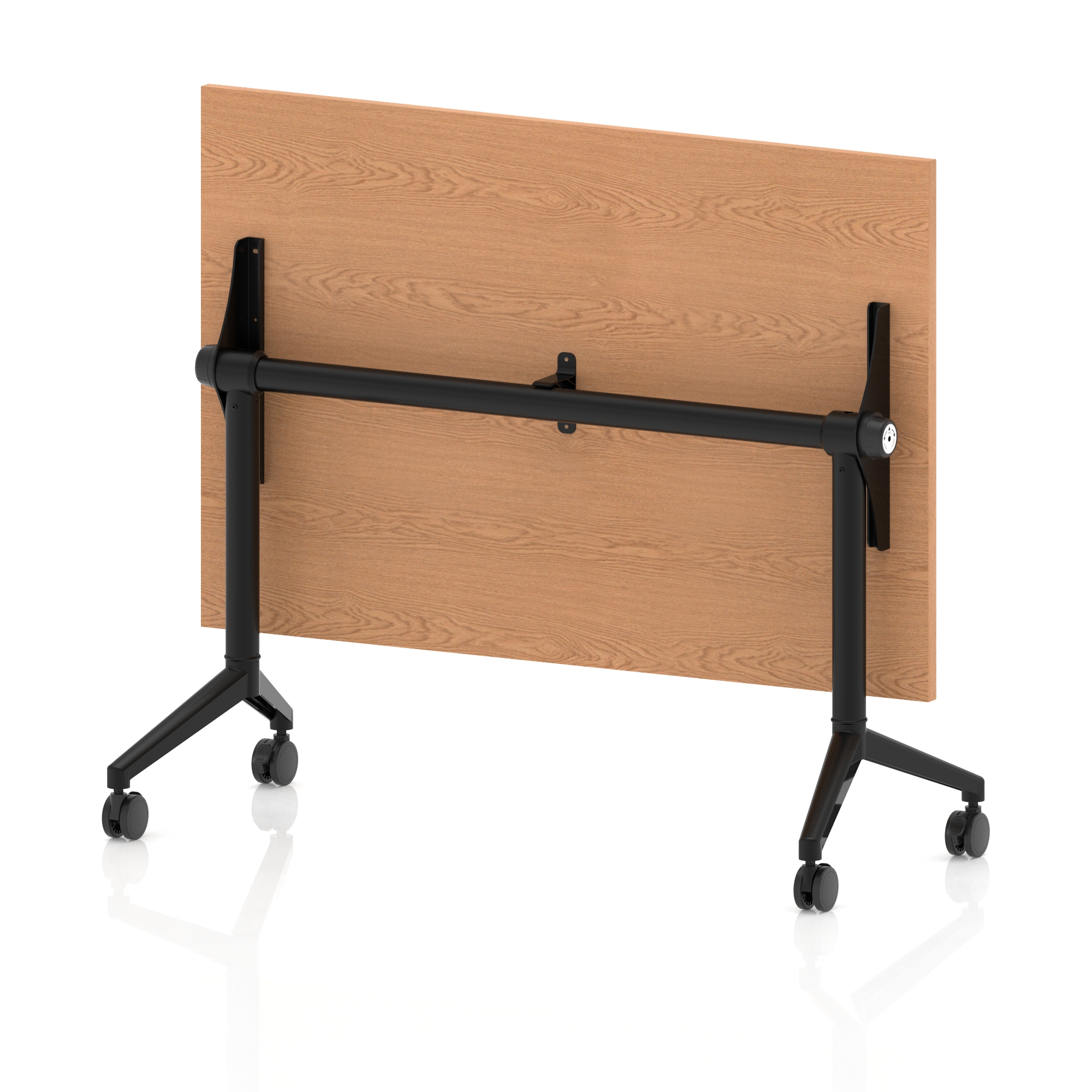 Oak / Black Frame