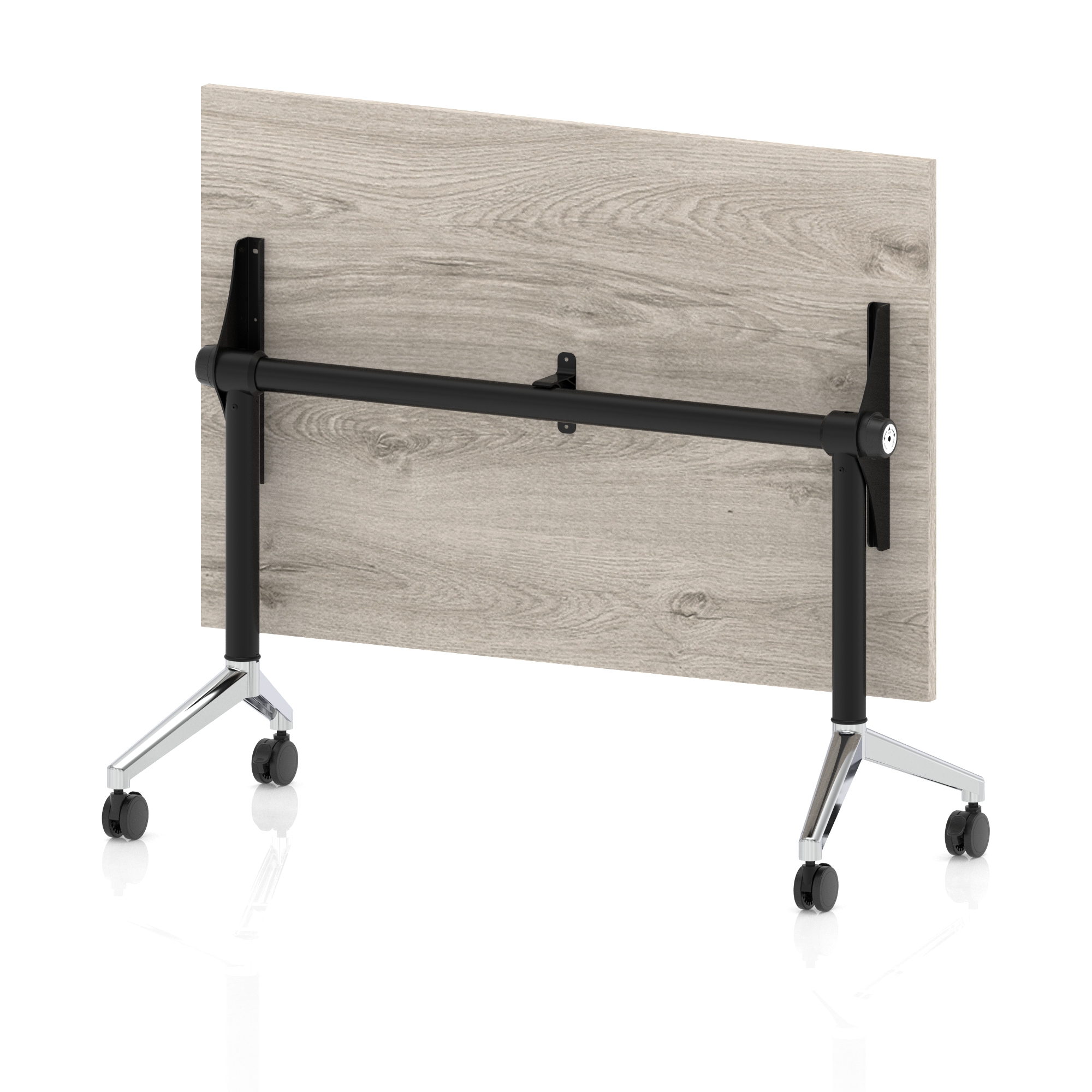 Grey Oak / Chrome Frame