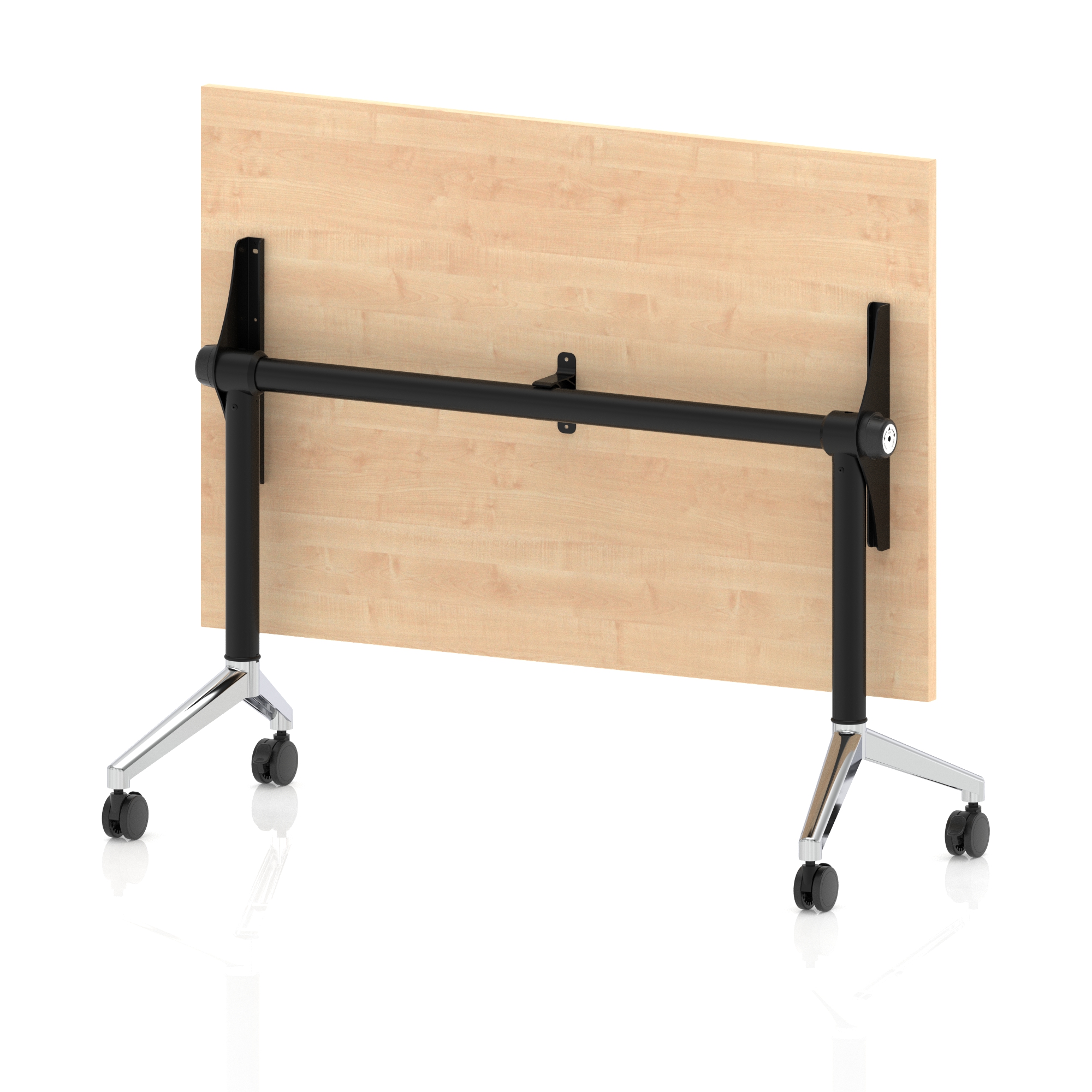 Maple / Chrome Frame