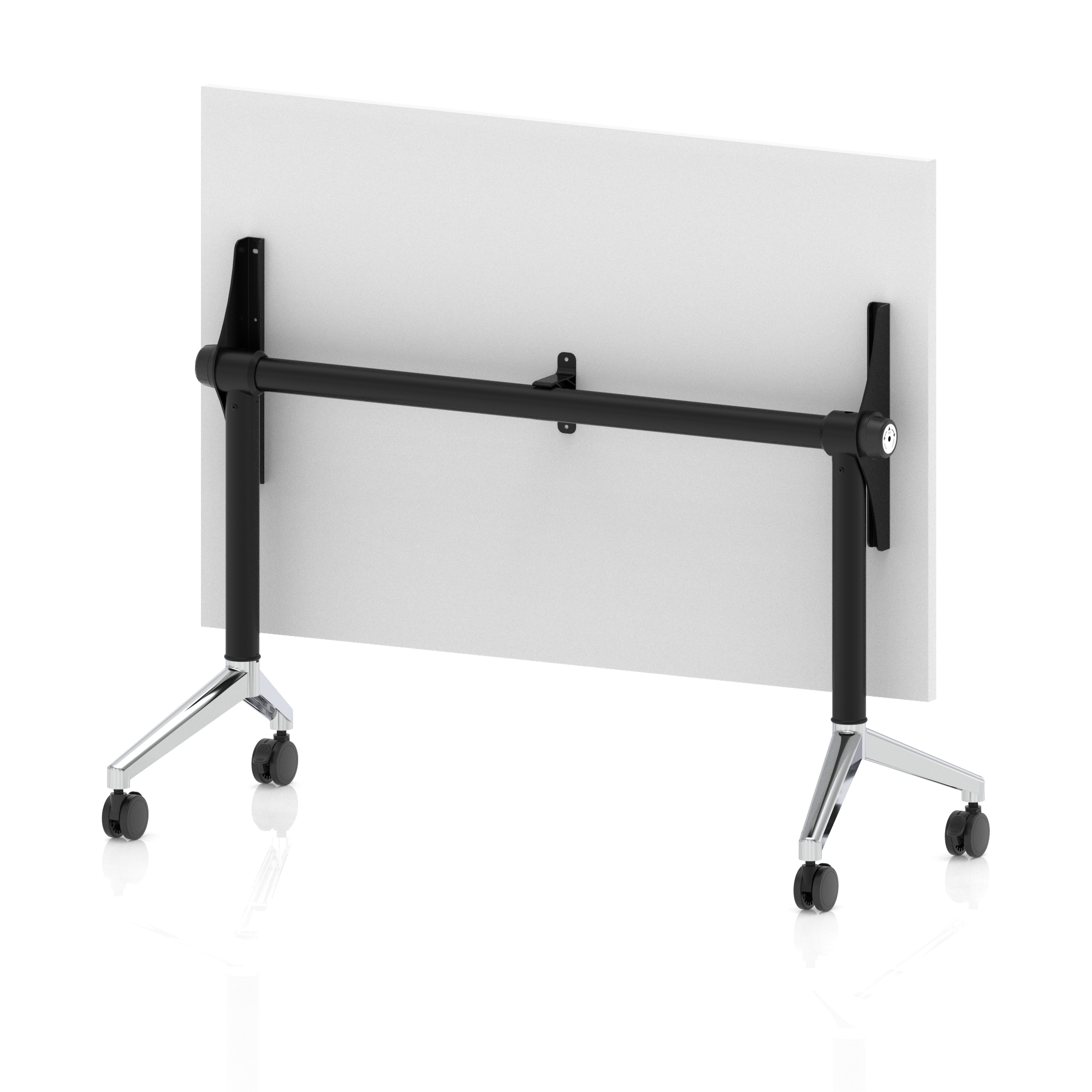White / Chrome Frame