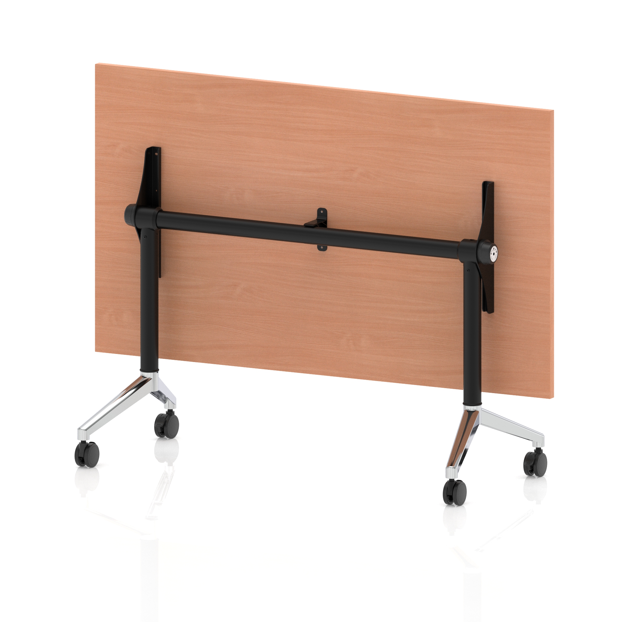 Beech / Chrome Frame