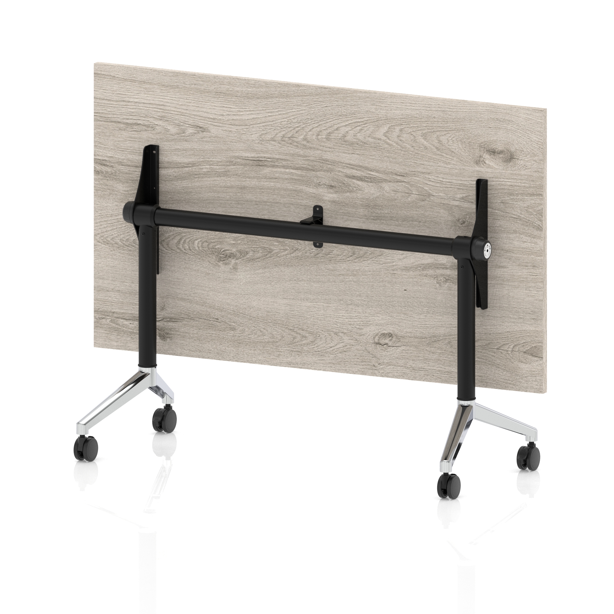 Grey Oak / Chrome Frame