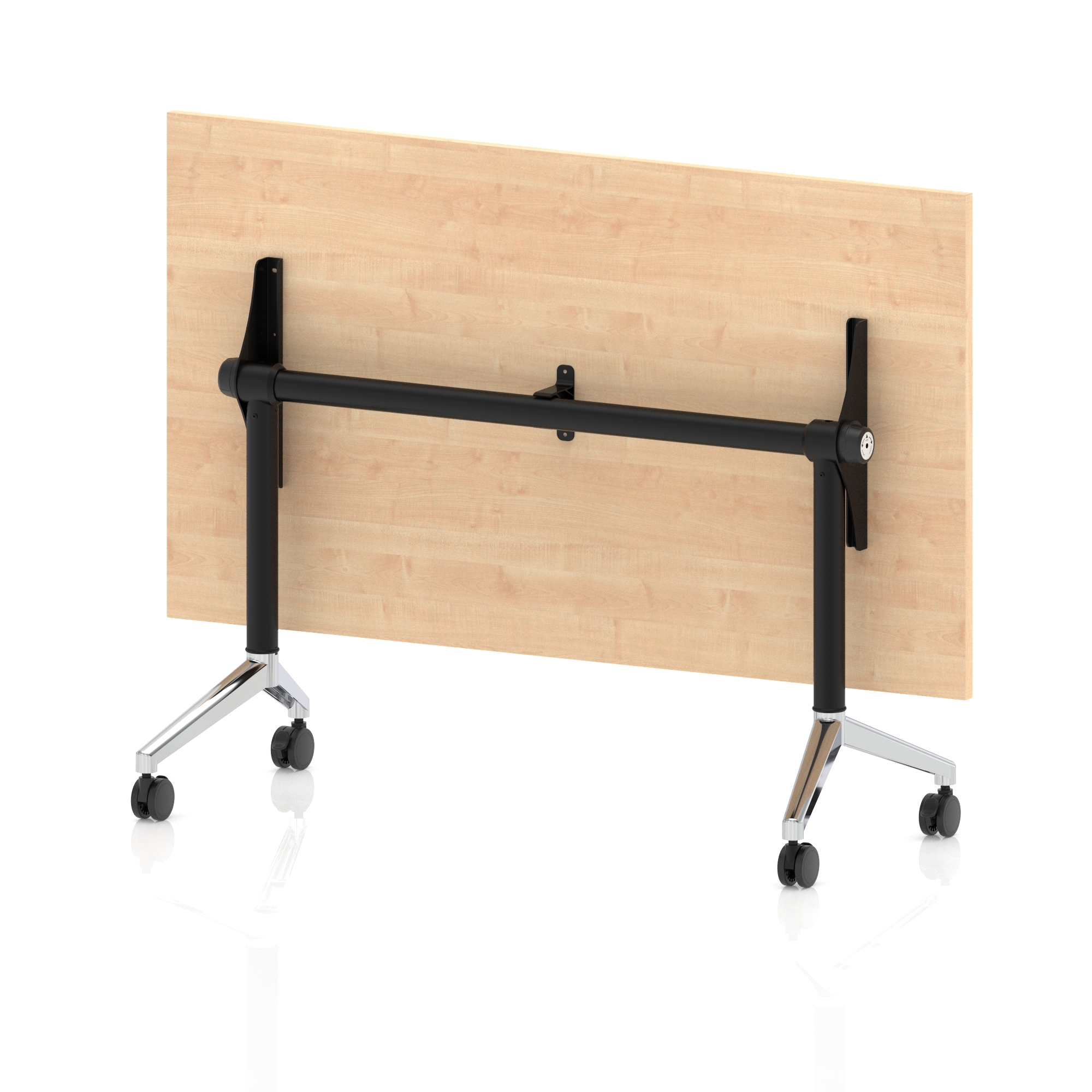 Maple / Chrome Frame