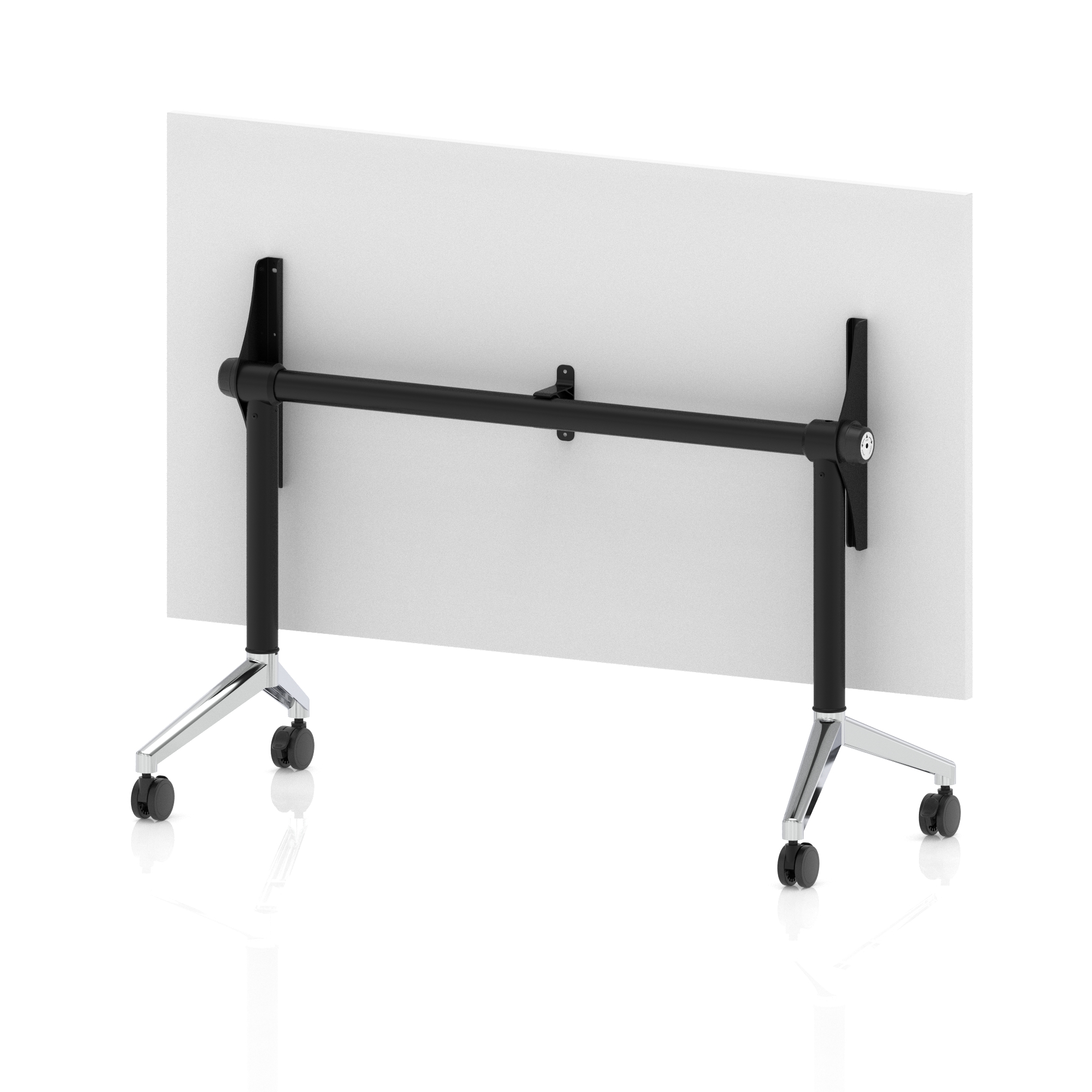 White / Chrome Frame