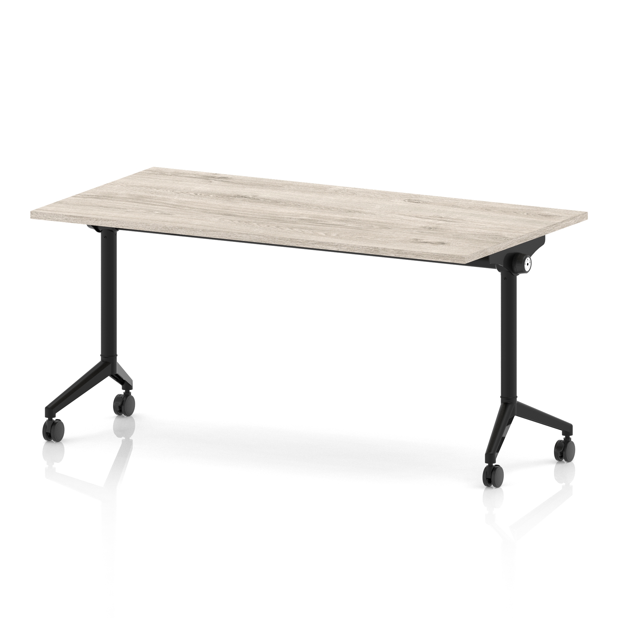 Grey Oak / Black Frame