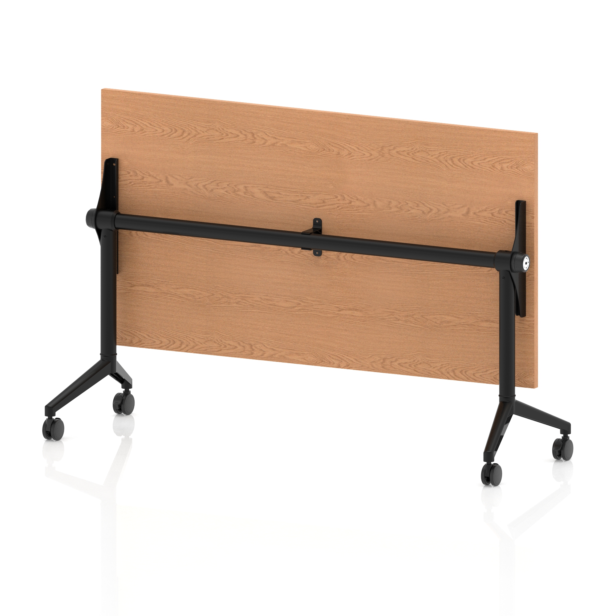 Oak / Black Frame