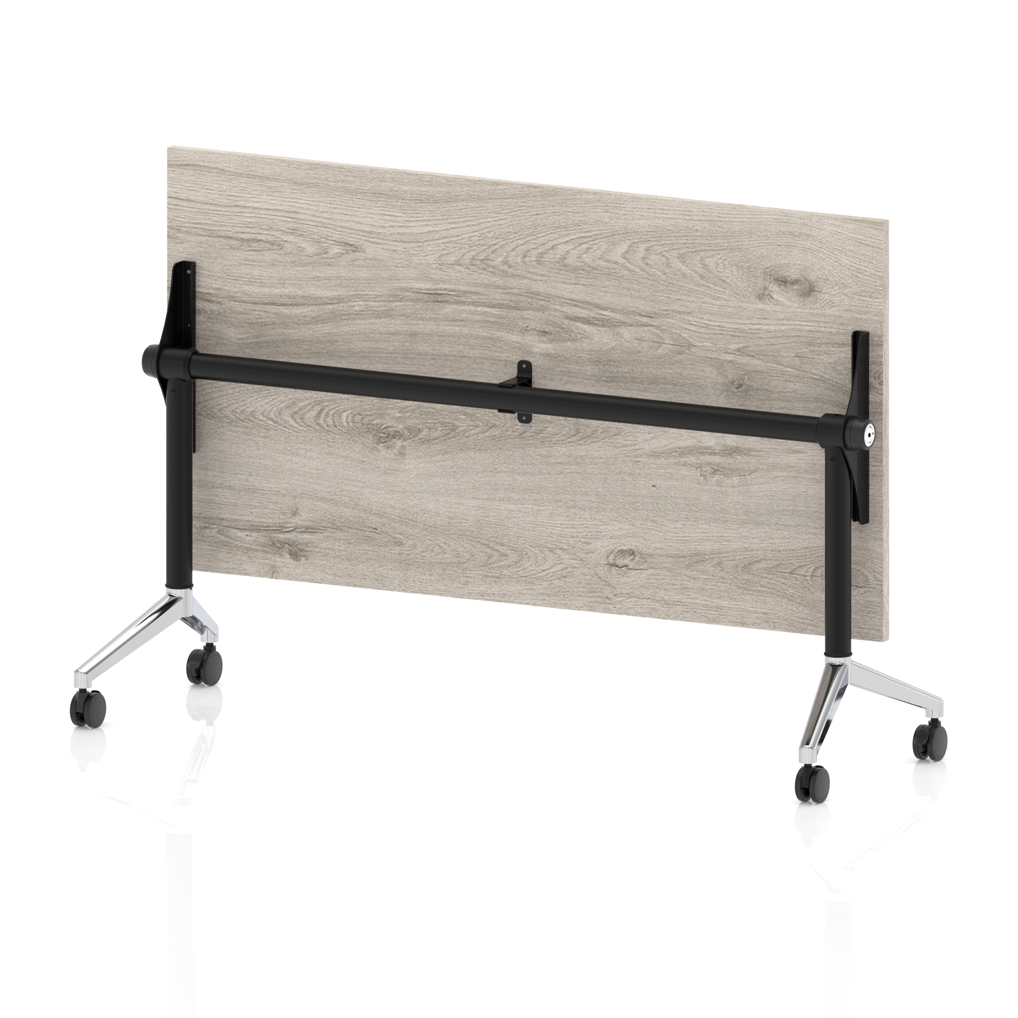 Grey Oak / Chrome Frame
