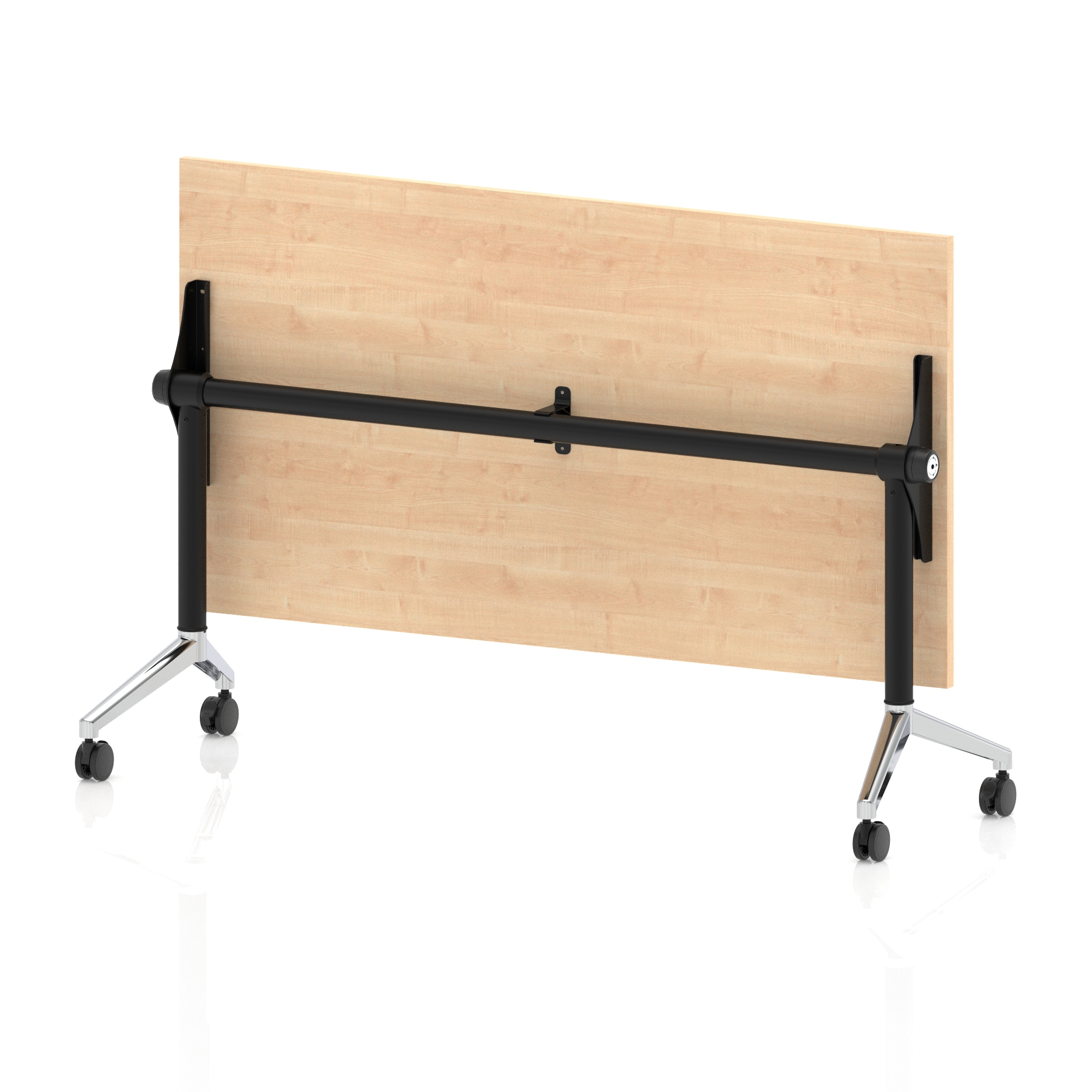 Maple / Chrome Frame