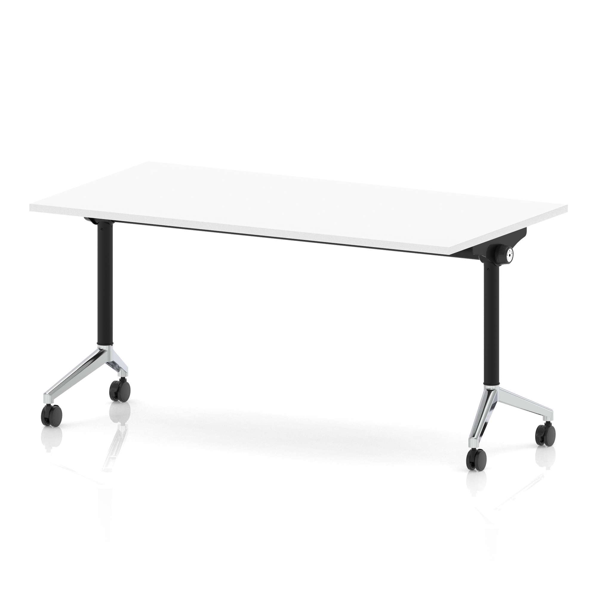 White / Chrome Frame