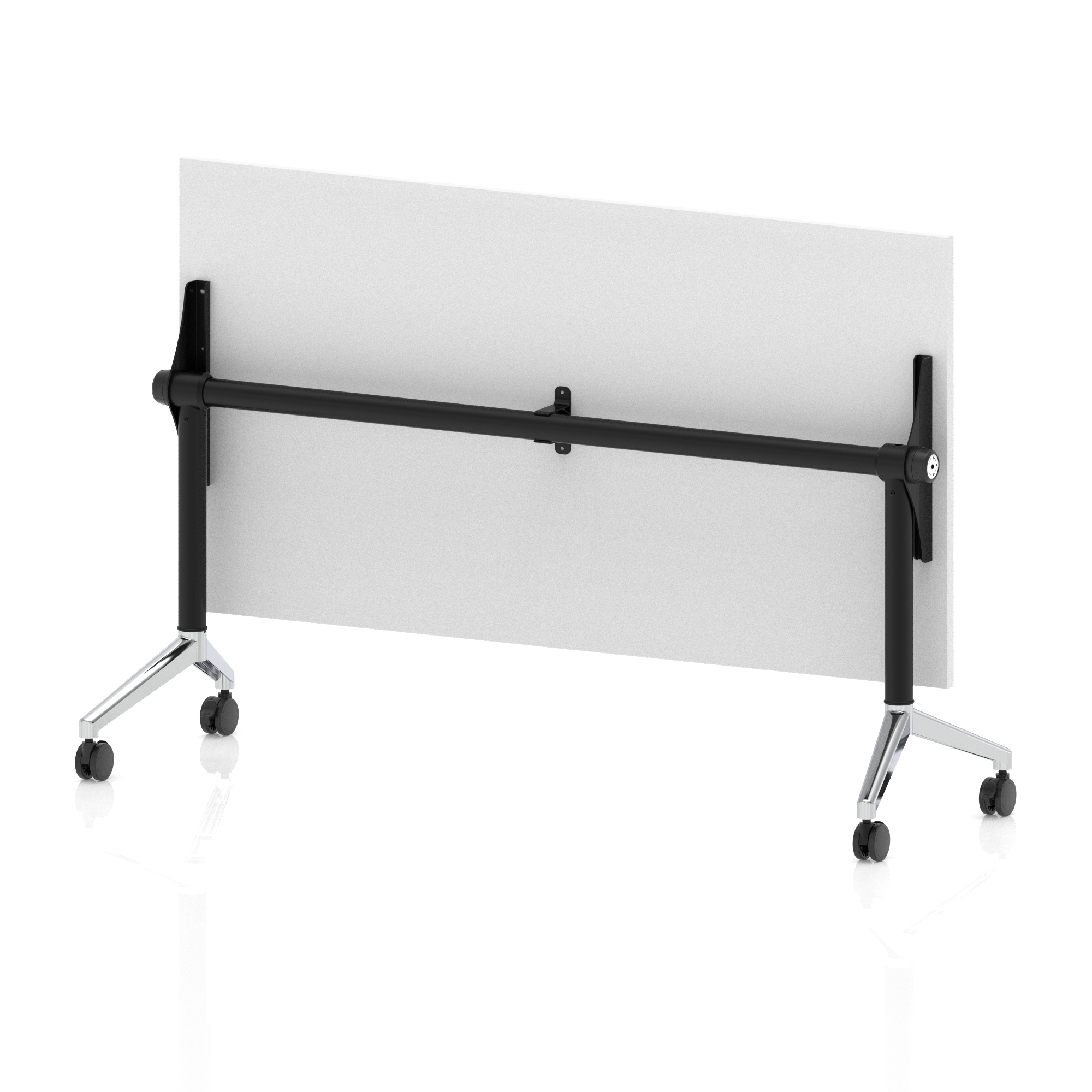 White / Chrome Frame