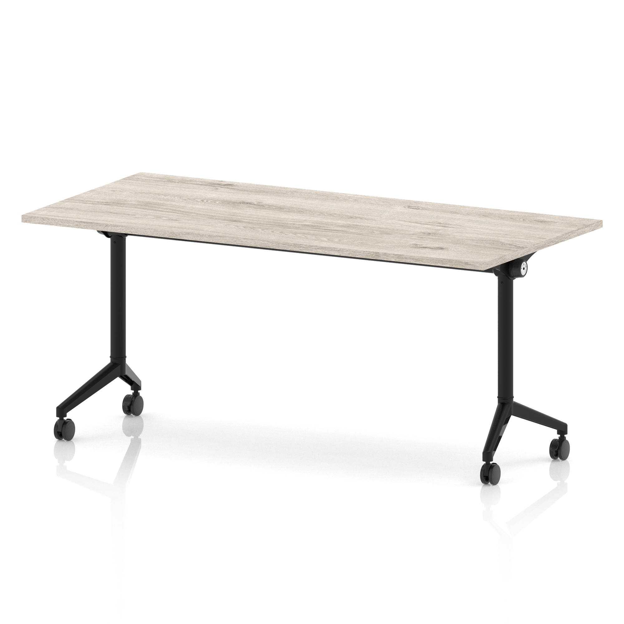 Grey Oak / Black Frame