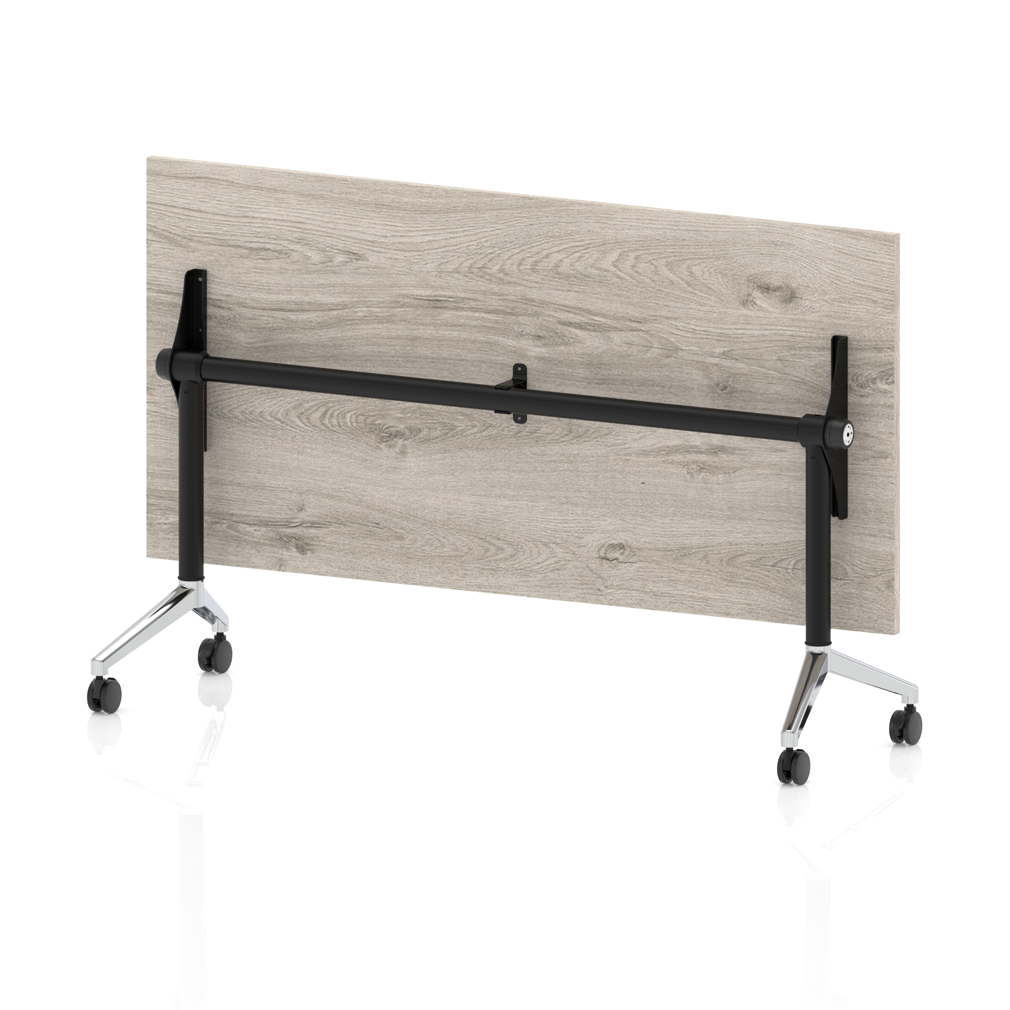 Grey Oak / Chrome Frame