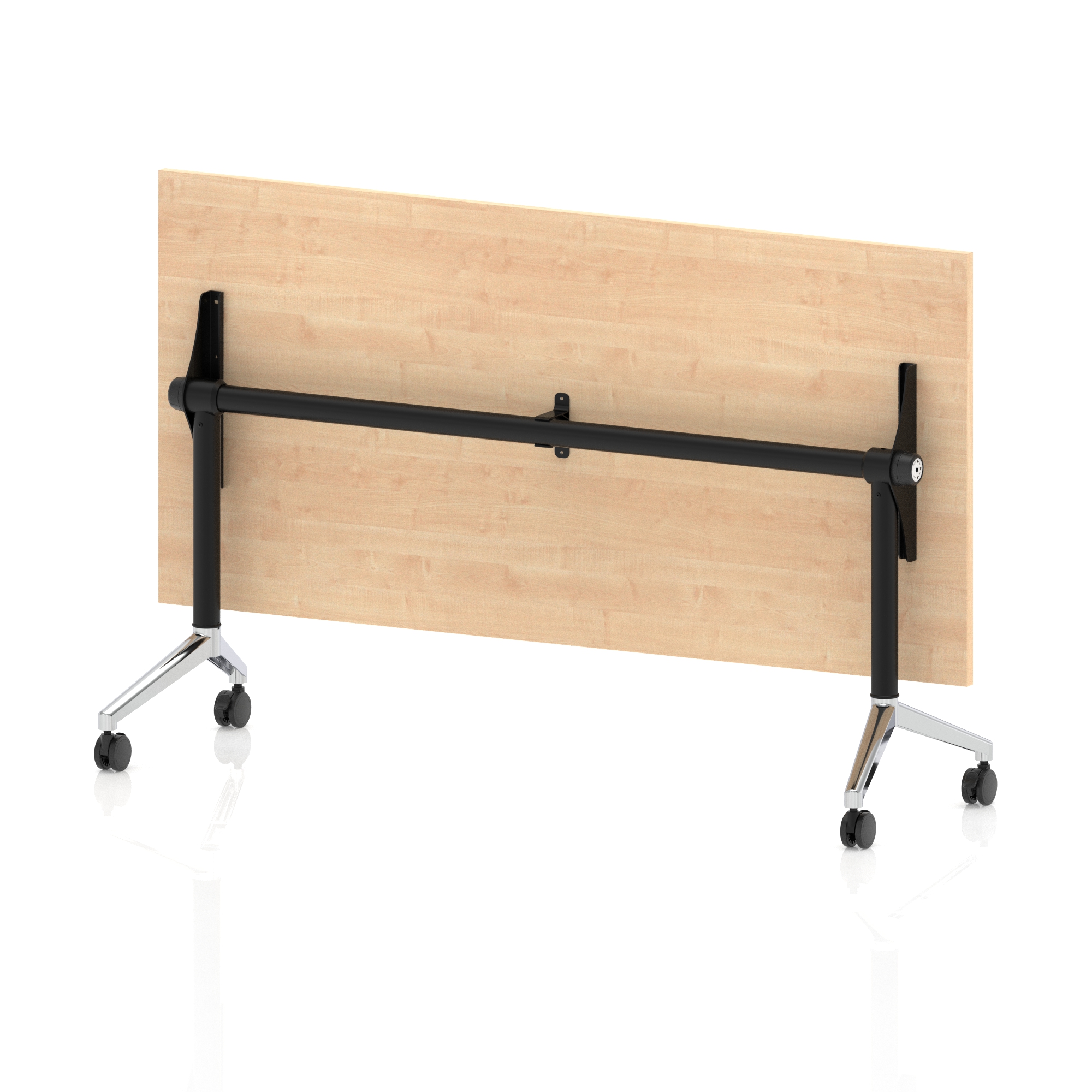 Maple / Chrome Frame
