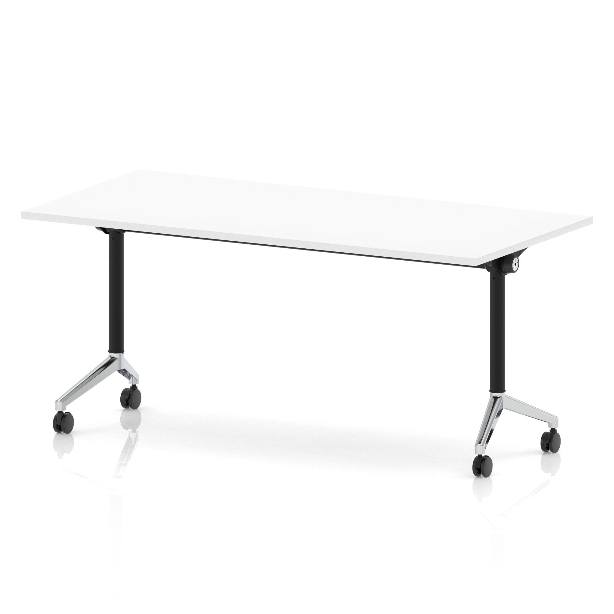 White / Chrome Frame