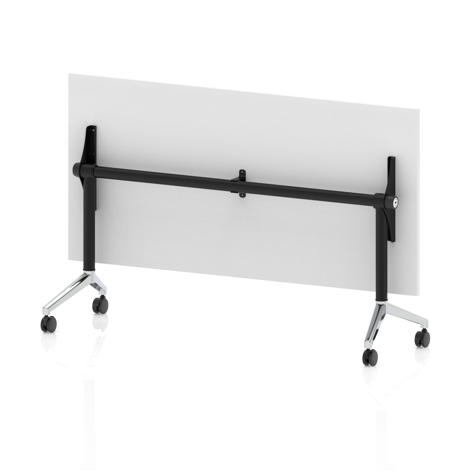 White / Chrome Frame