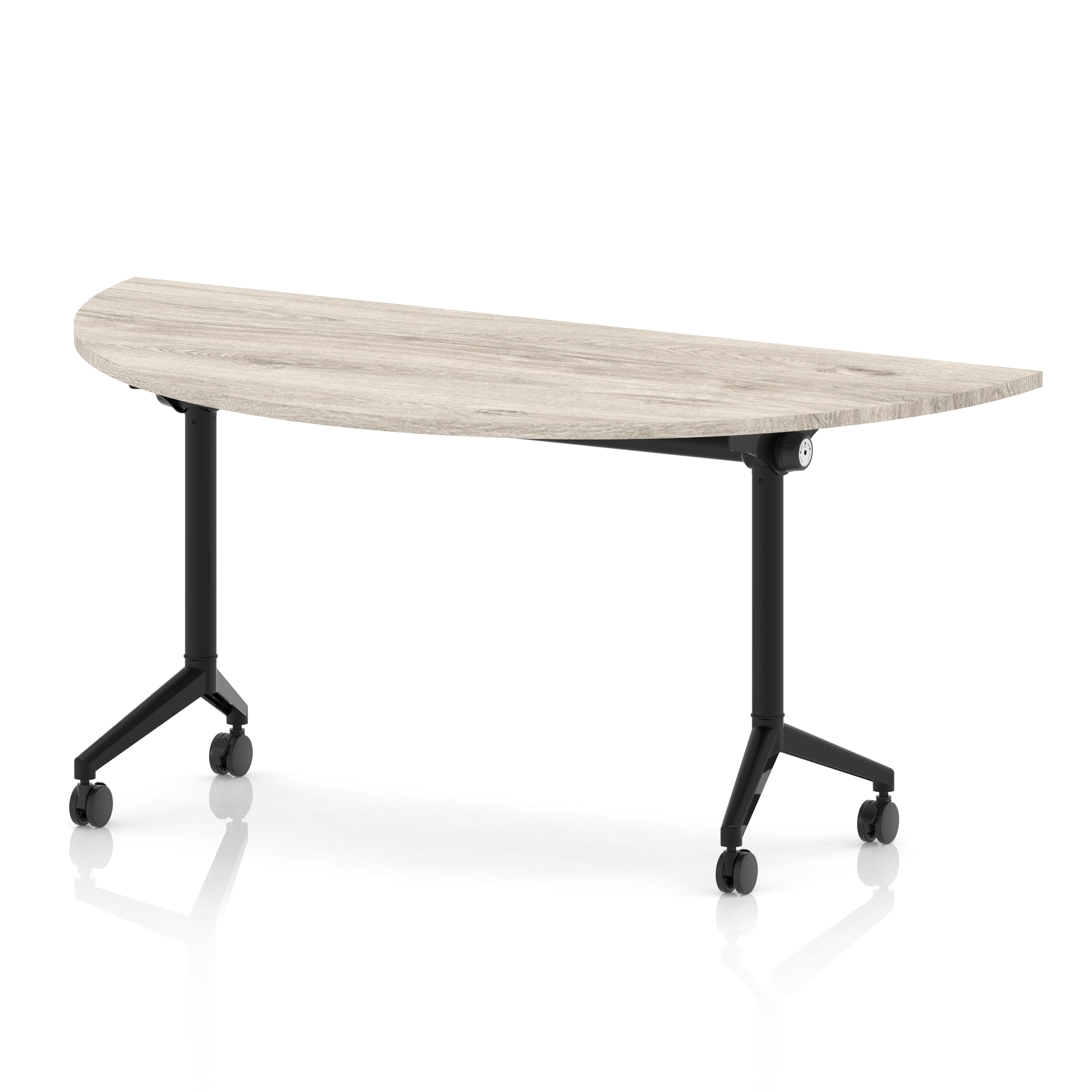 Grey Oak / Black Frame