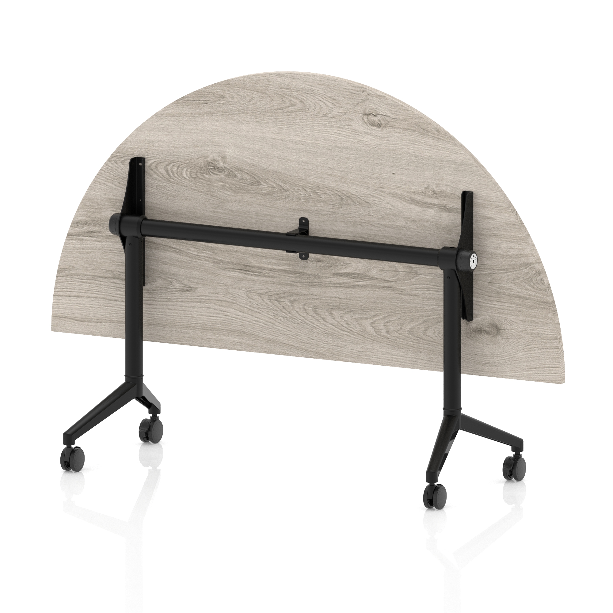 Grey Oak / Black Frame