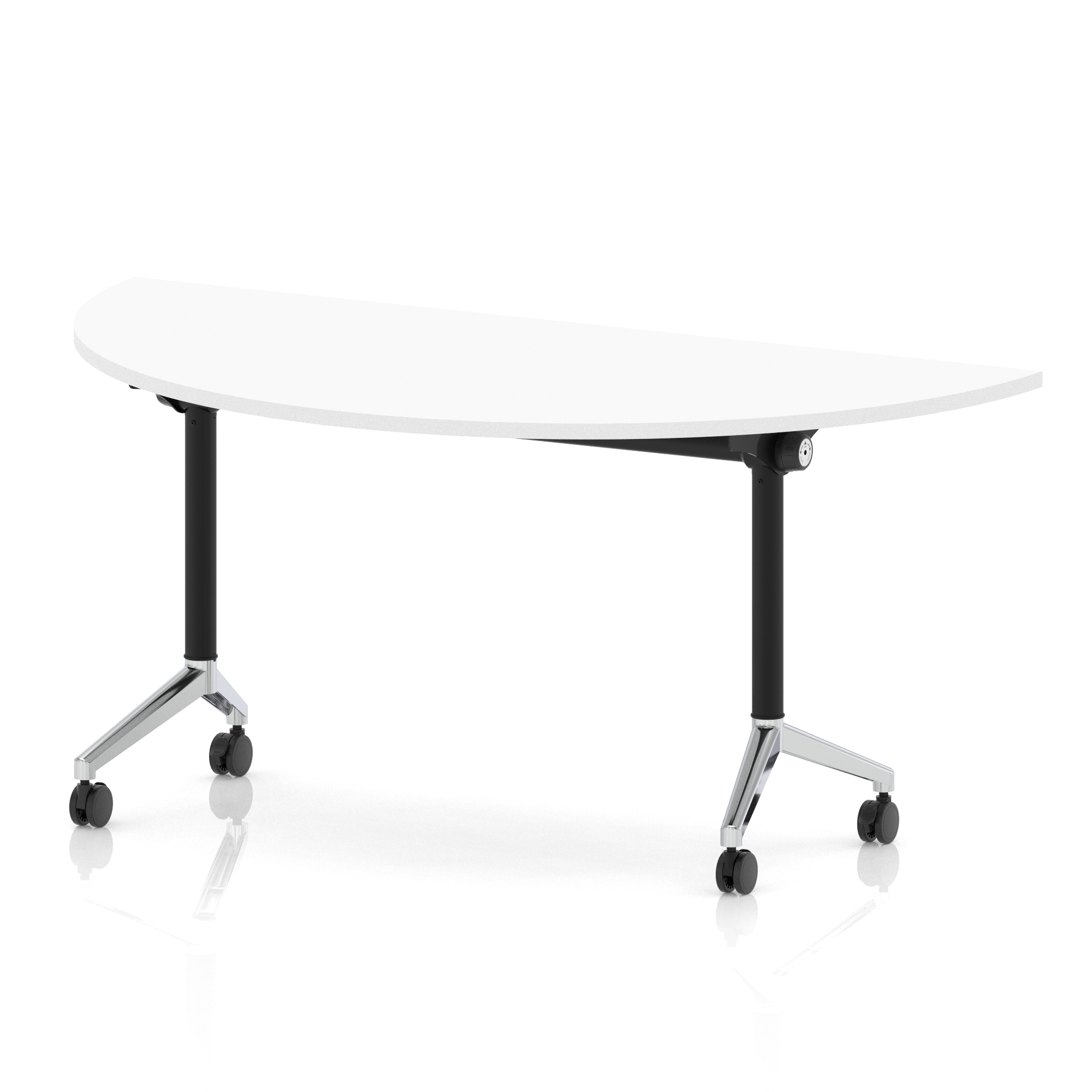 White / Chrome Frame