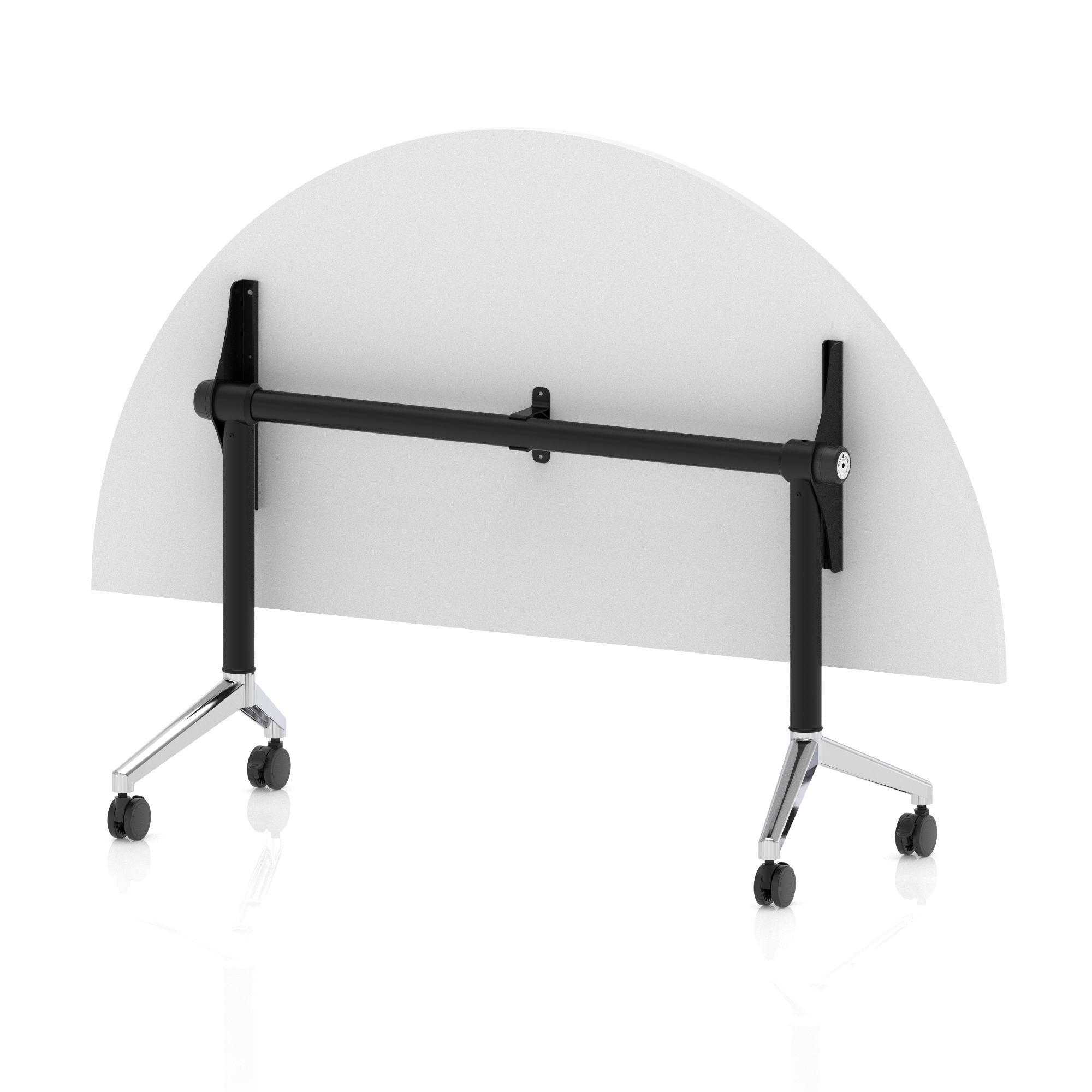 White / Chrome Frame