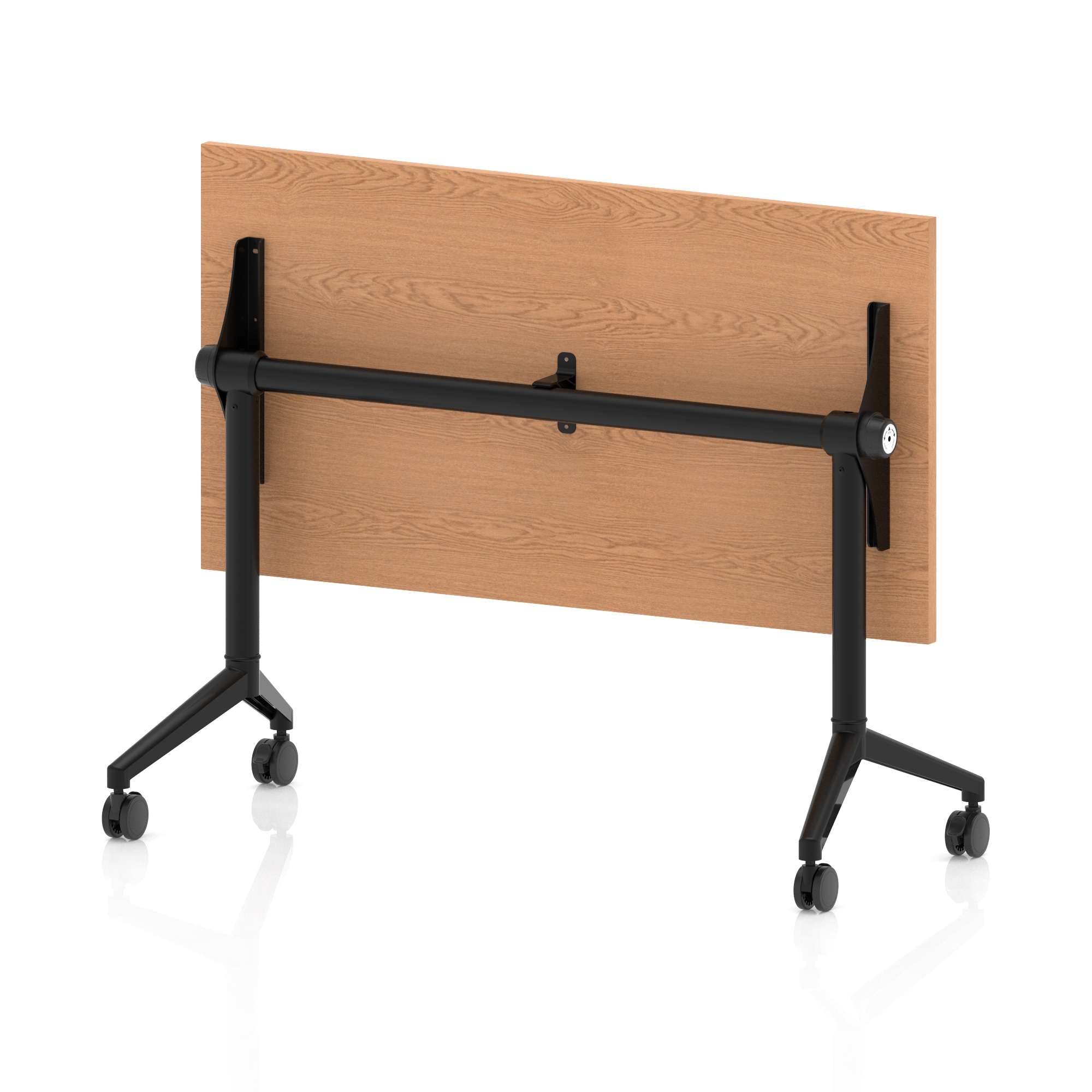 Oak / Black Frame