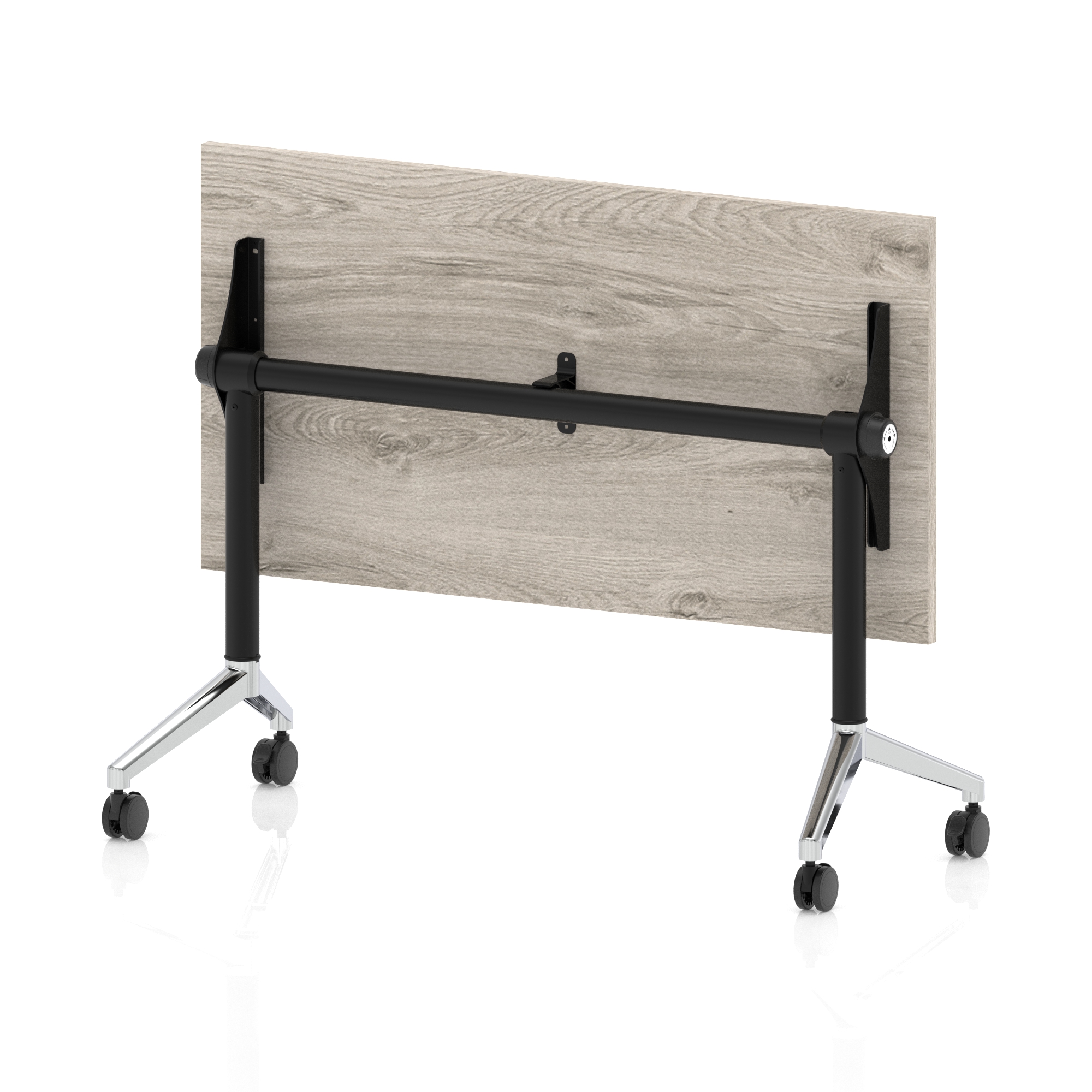 Grey Oak / Chrome Frame