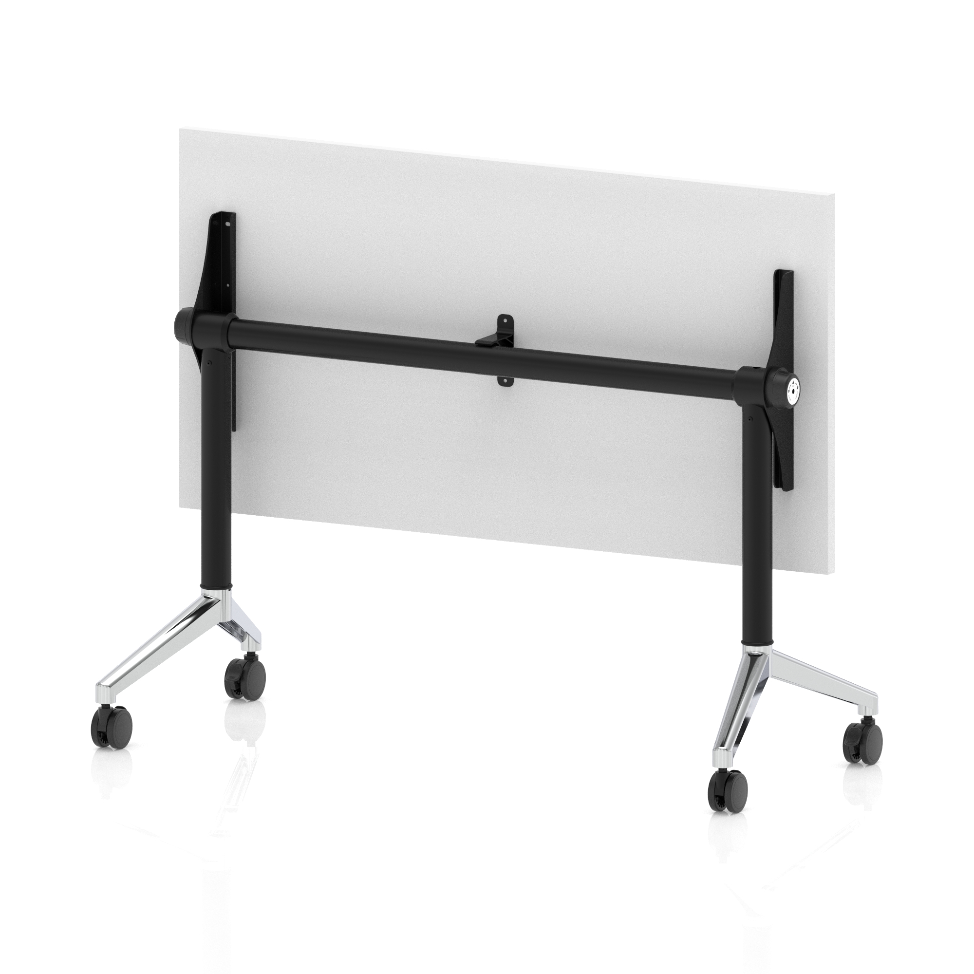 White / Chrome Frame