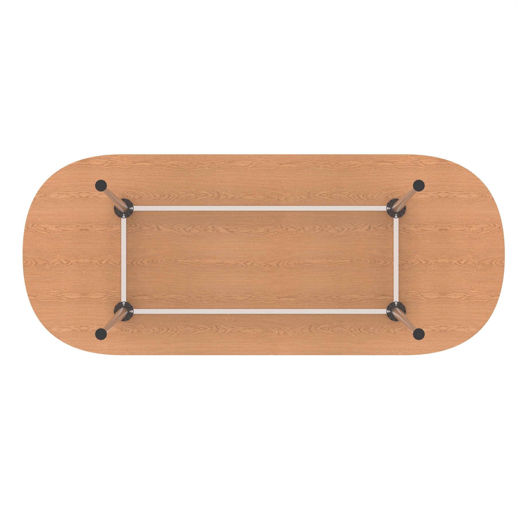Oak / Silver Frame