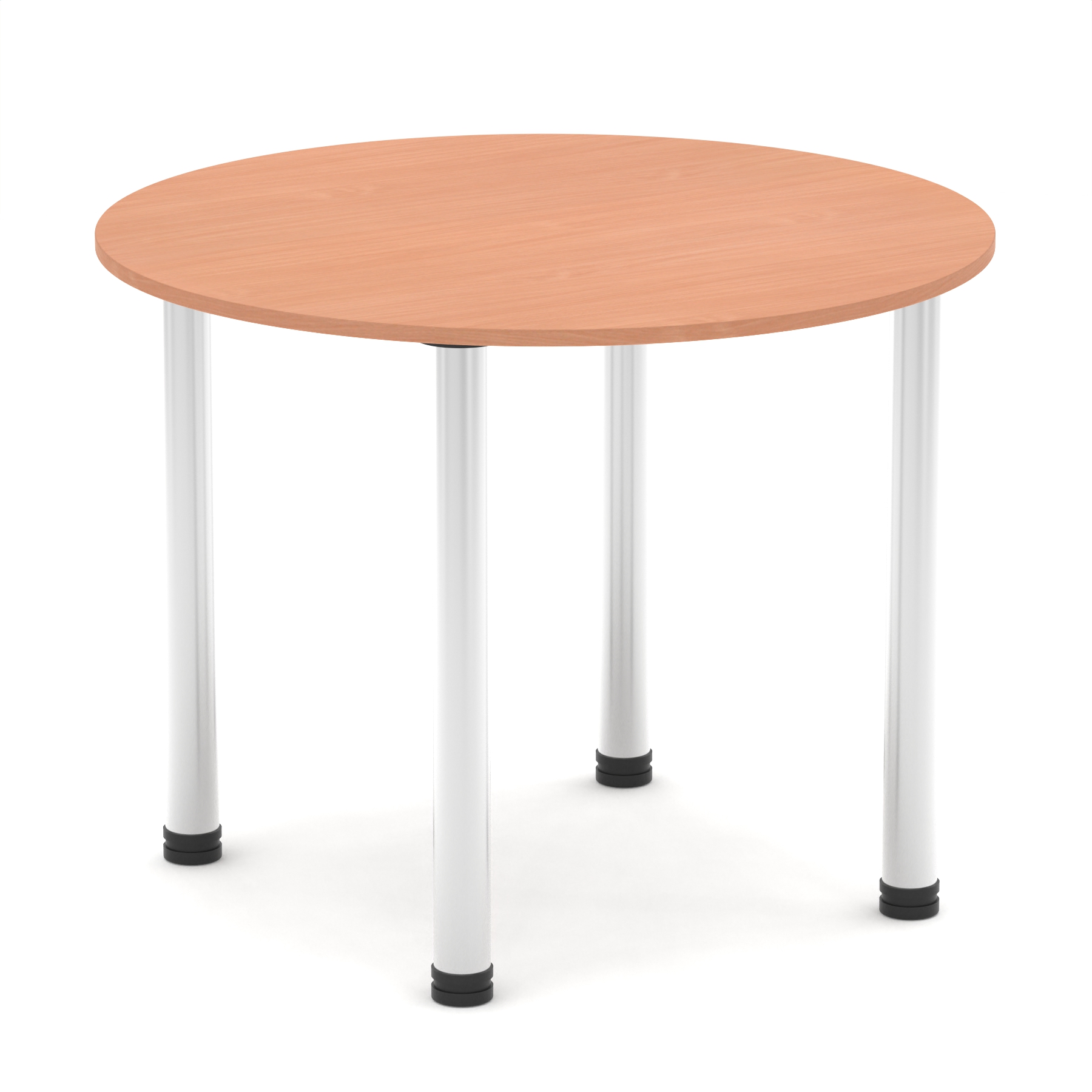 Beech / Chrome Frame