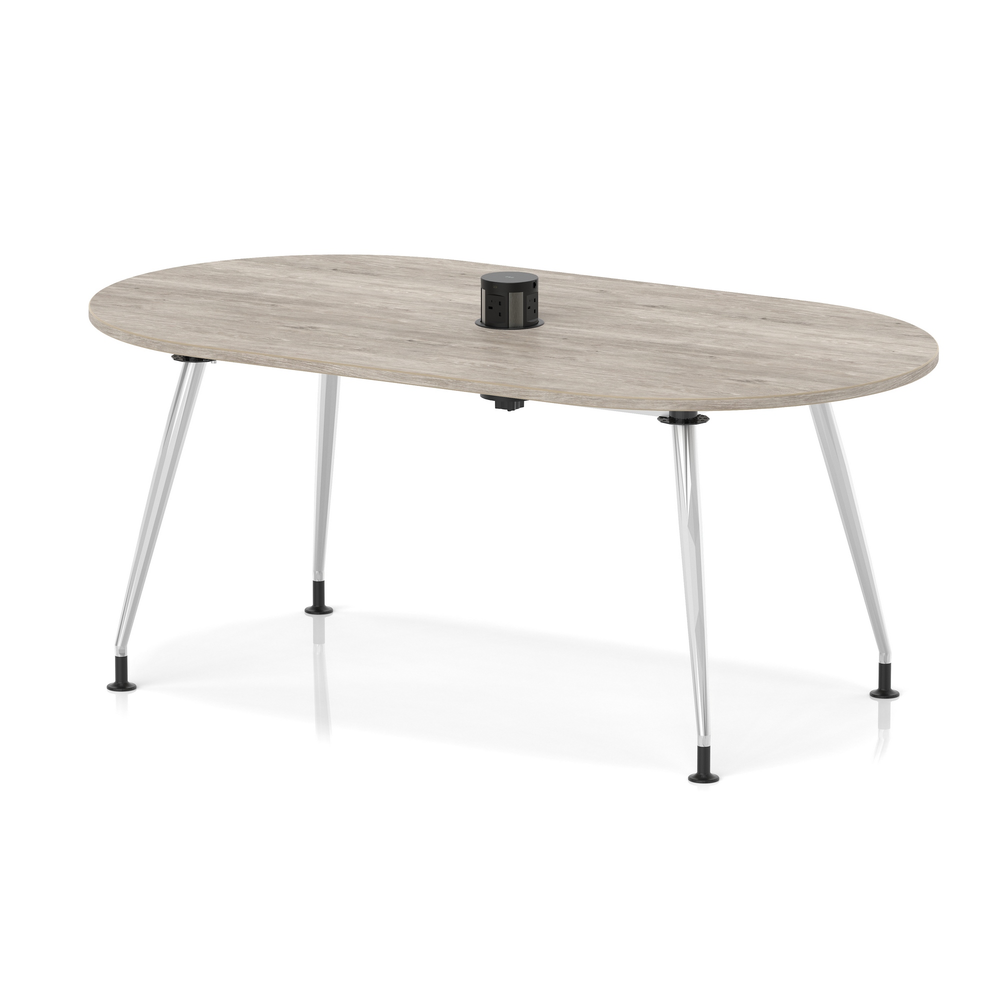 Grey Oak / Silver Frame