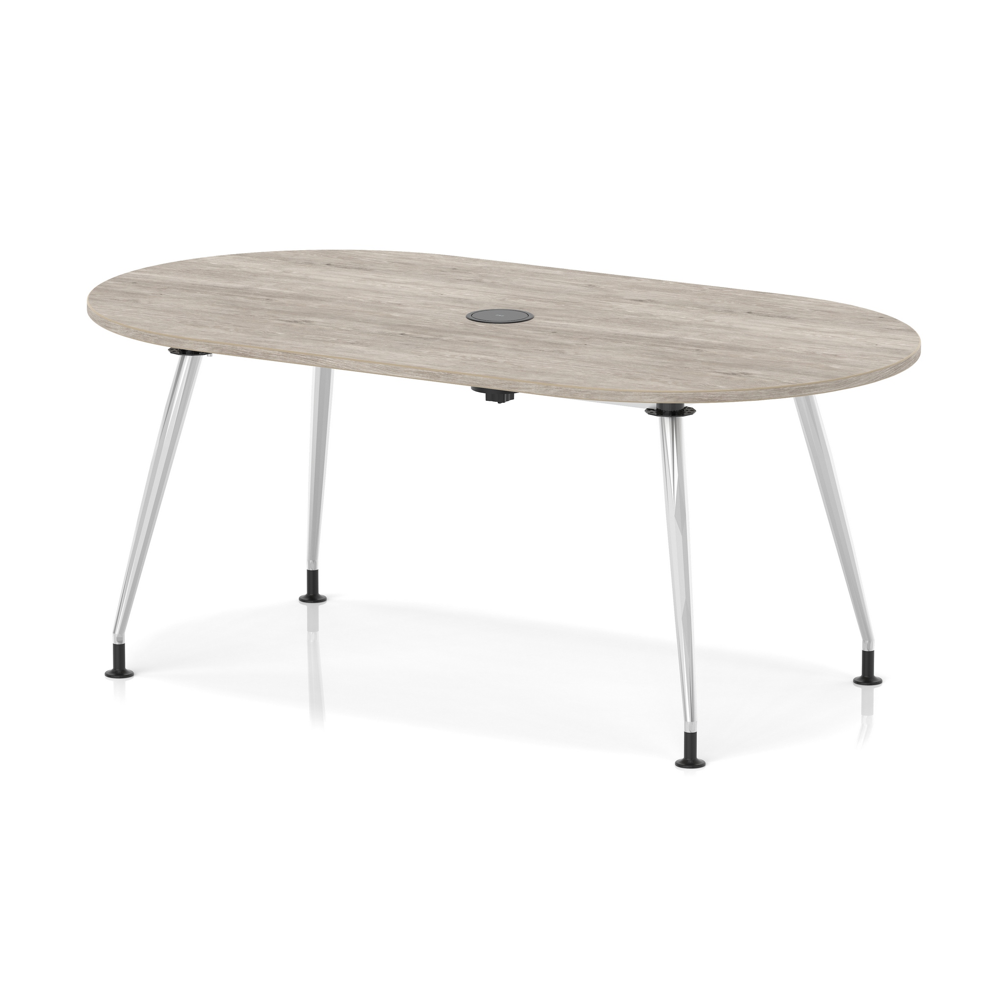 Grey Oak / Silver Frame