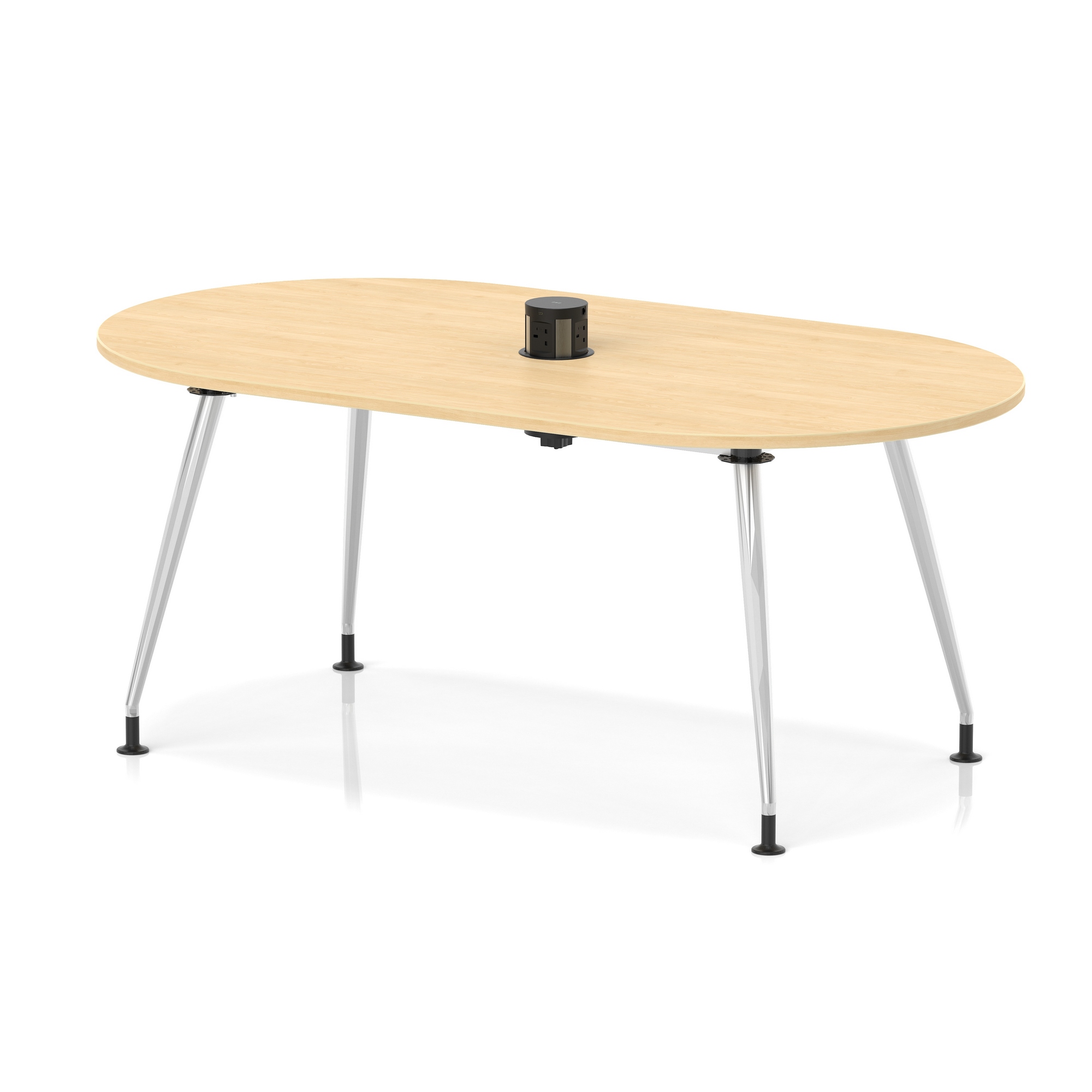 Maple / Silver Frame