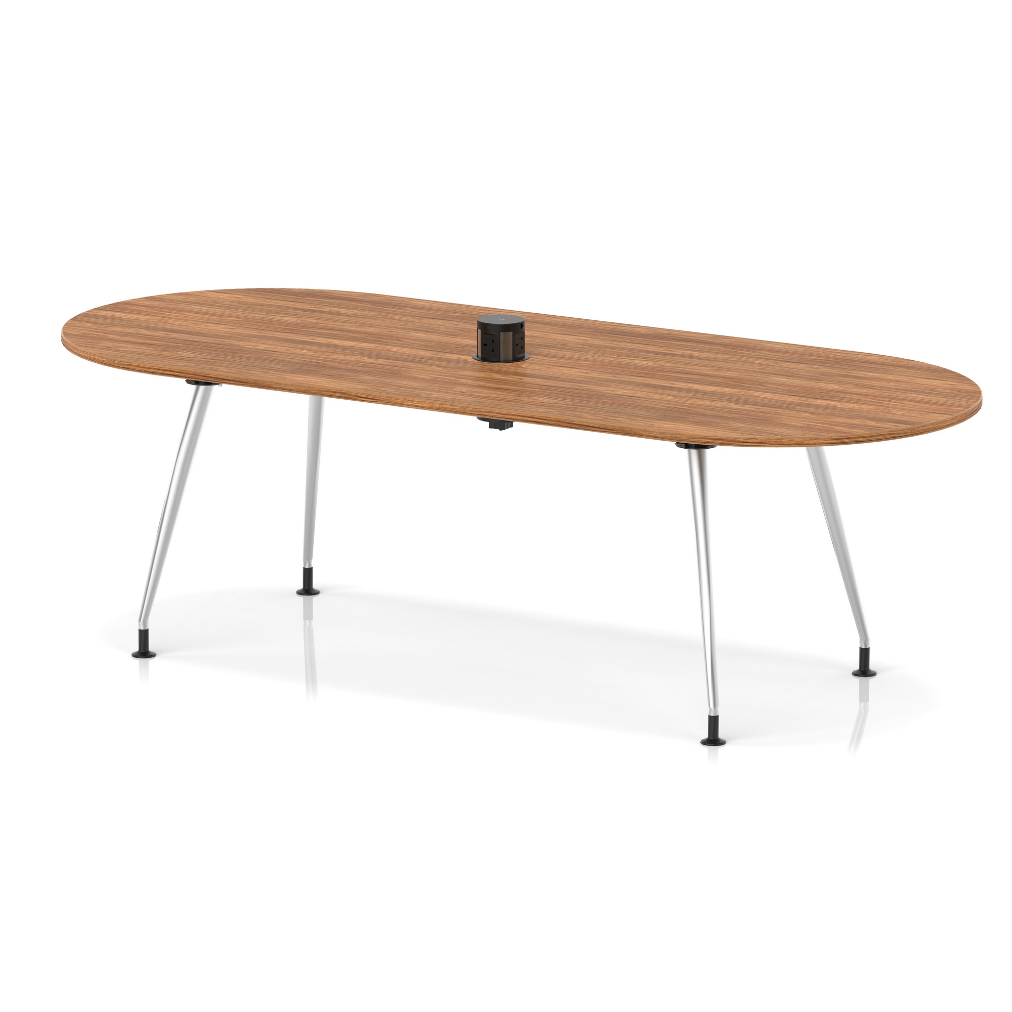 Walnut / Silver Frame