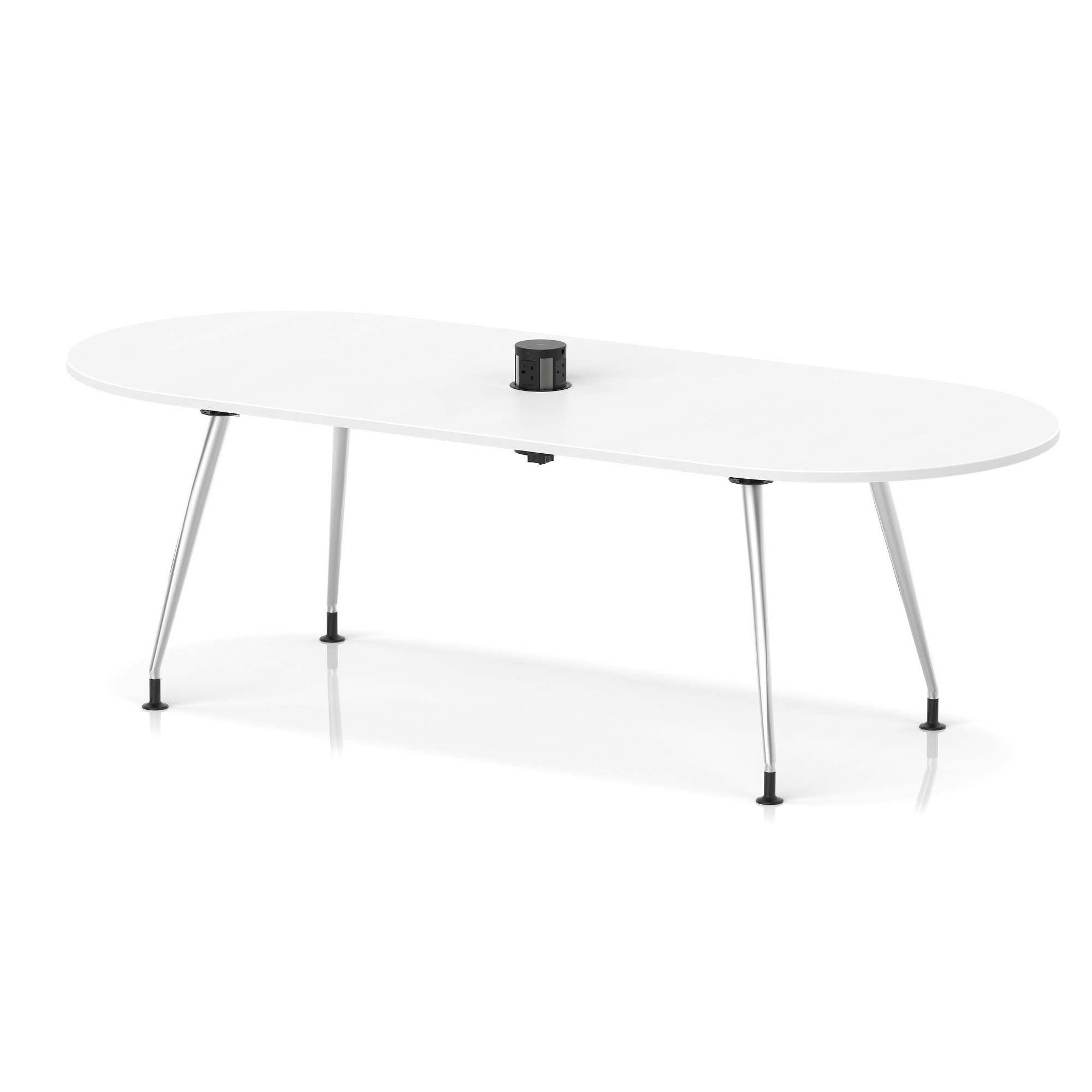 White / Silver Frame