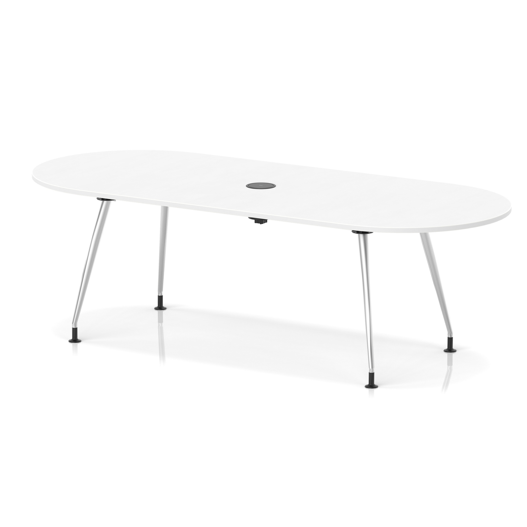White / Silver Frame