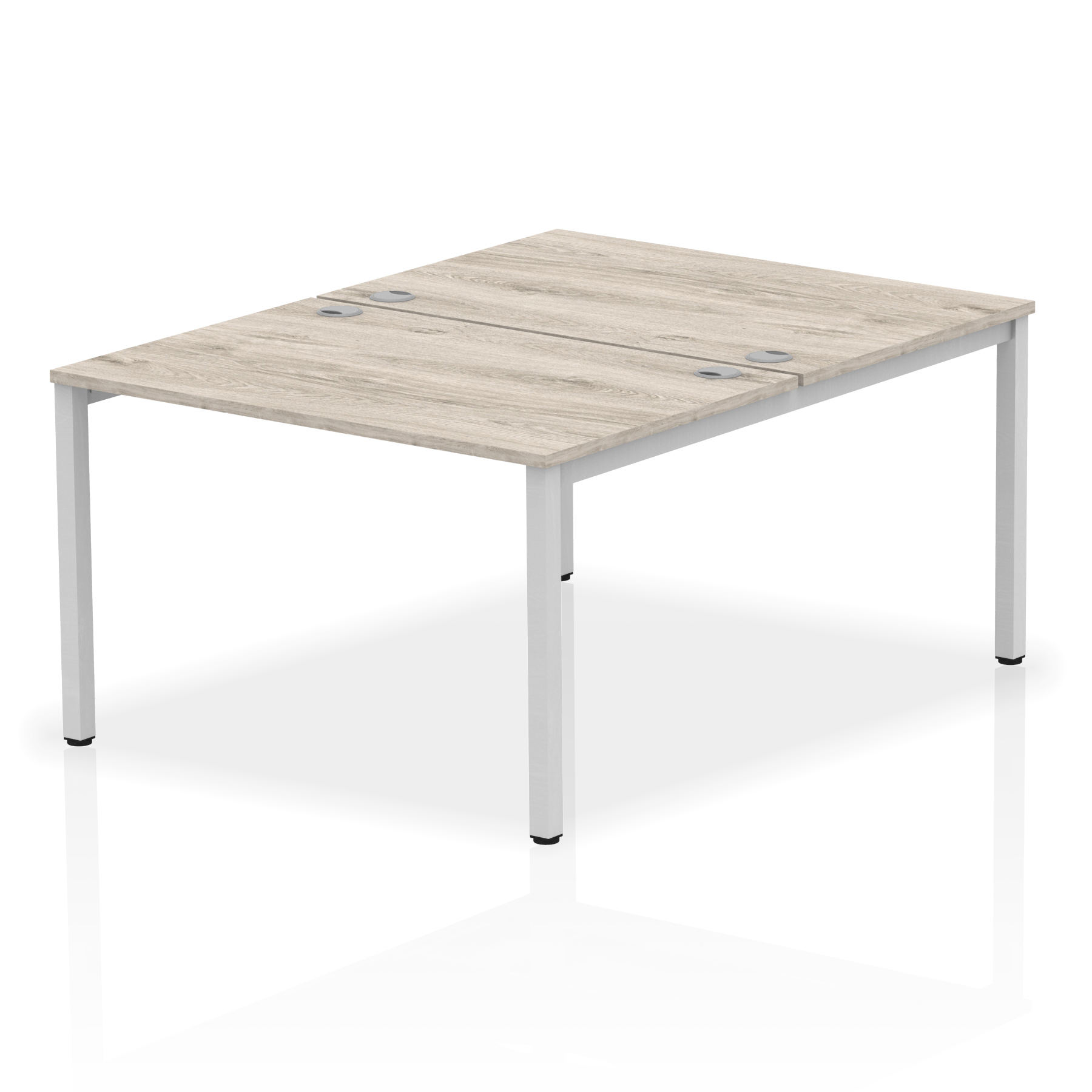 Grey Oak / Silver Frame