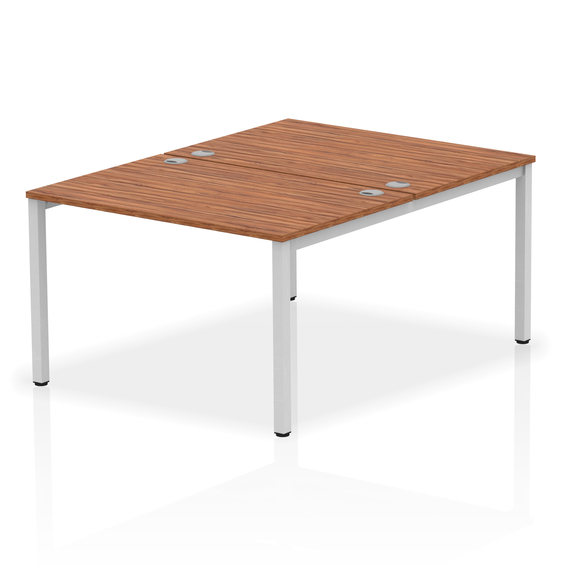 Walnut / Silver Frame