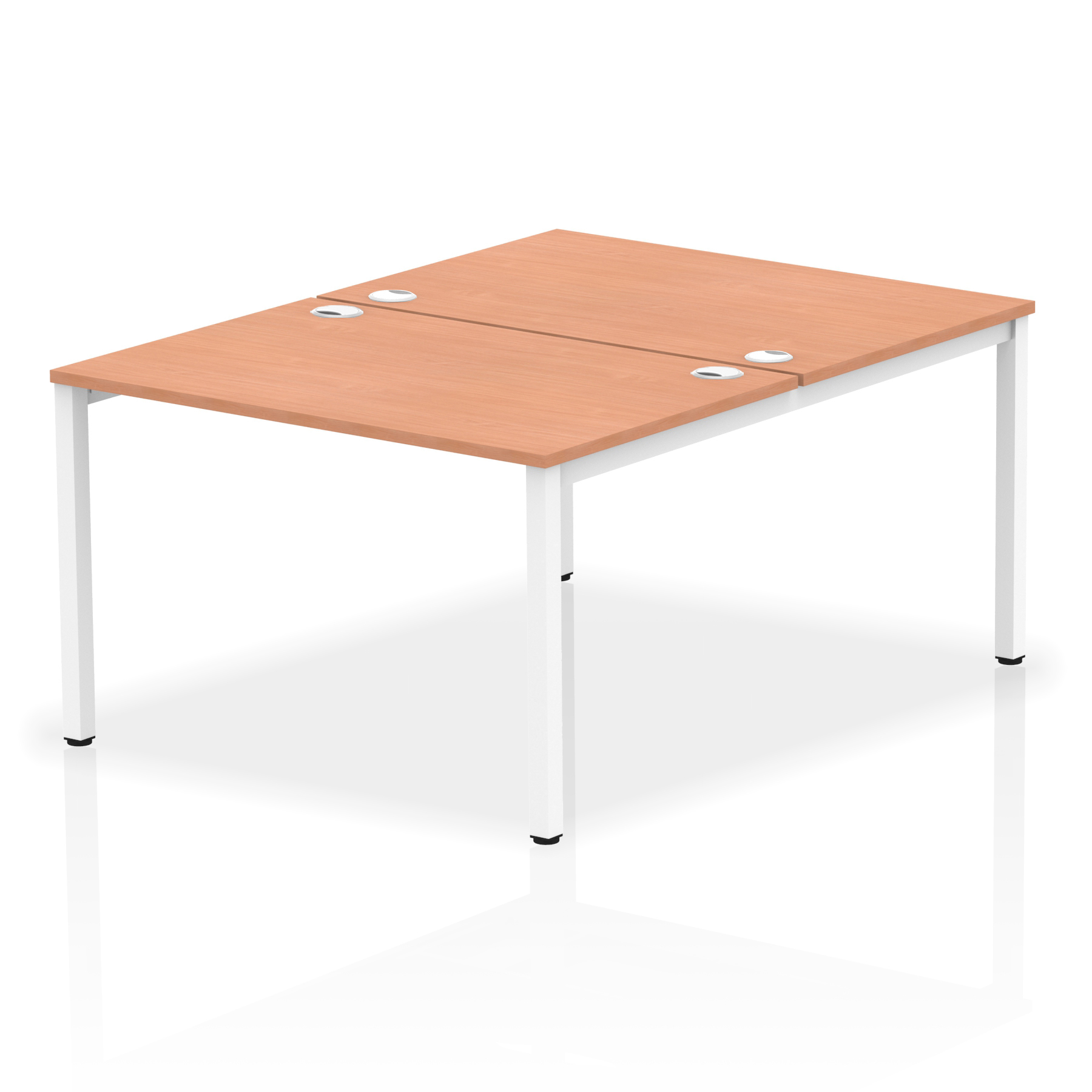 Beech / White Frame