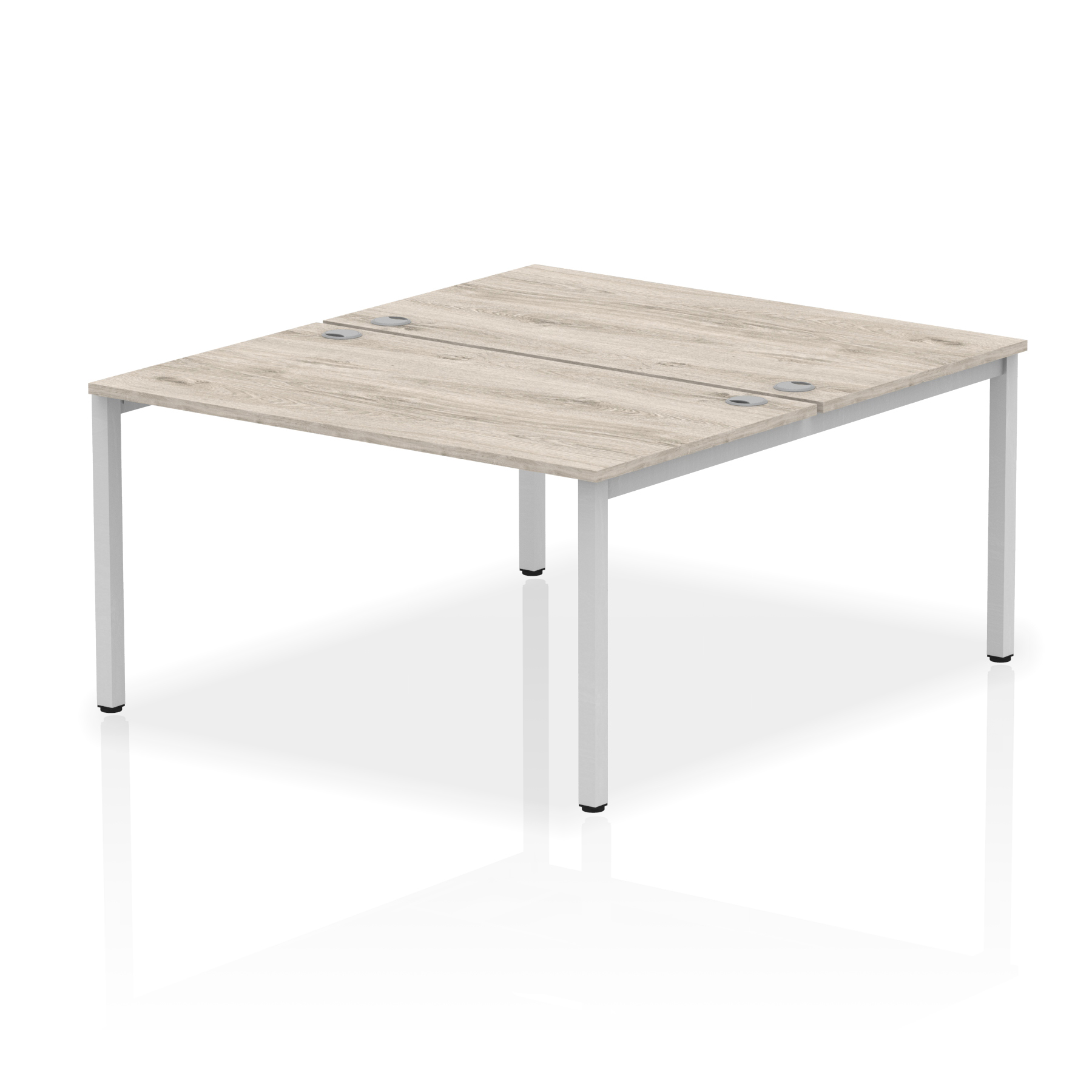 Grey Oak / Silver Frame