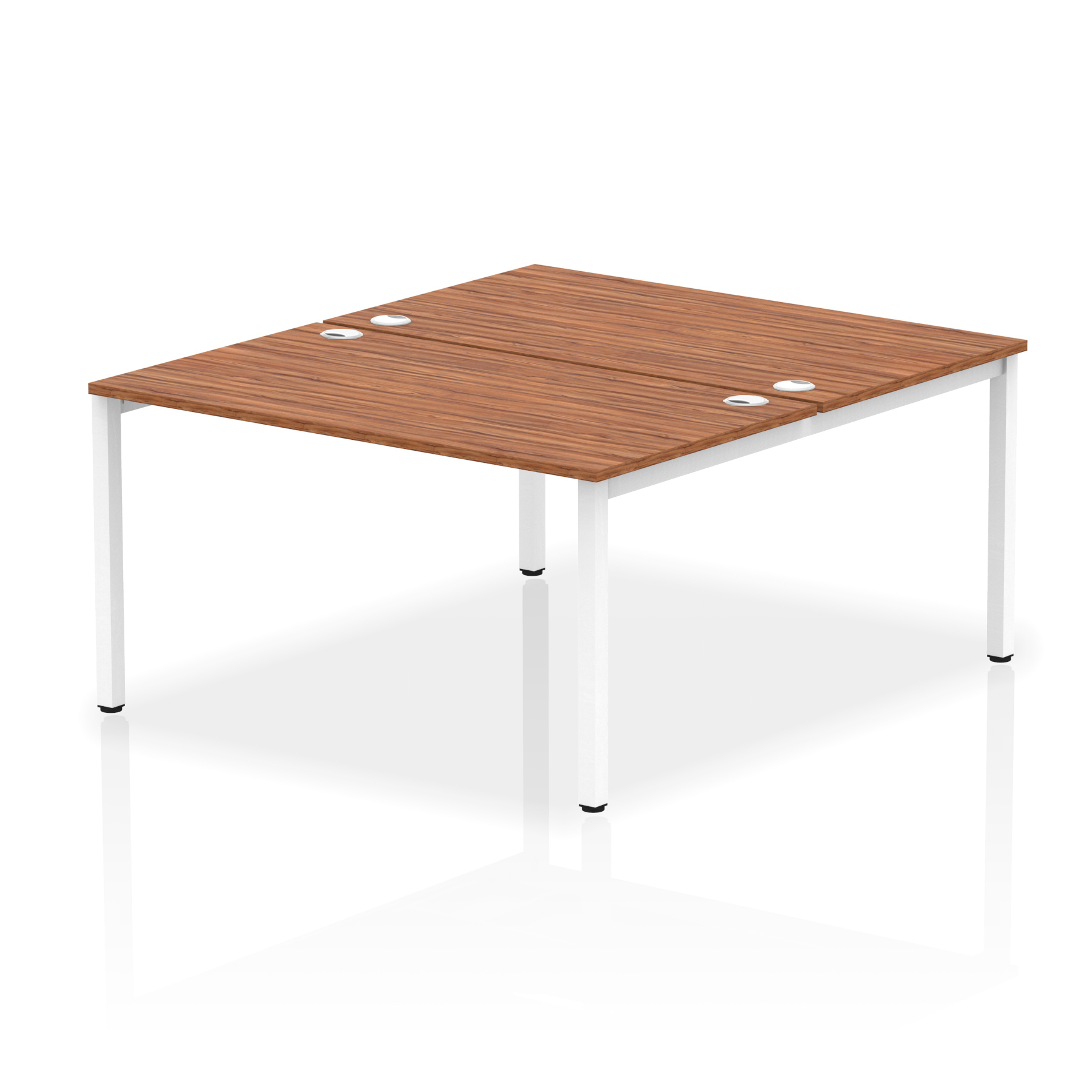Walnut / White Frame