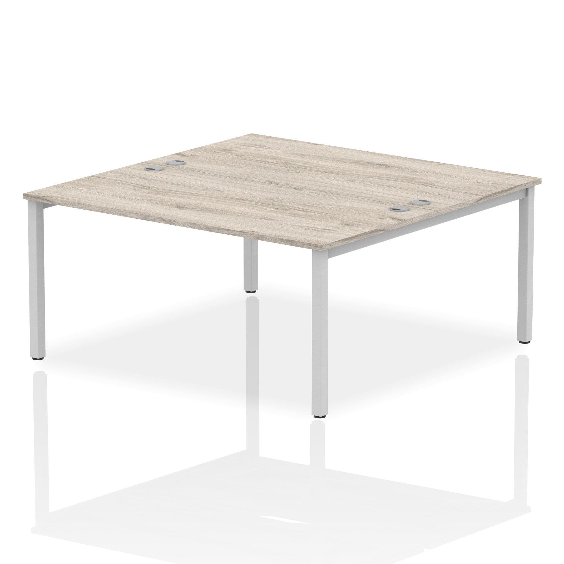 Grey Oak / Silver Frame