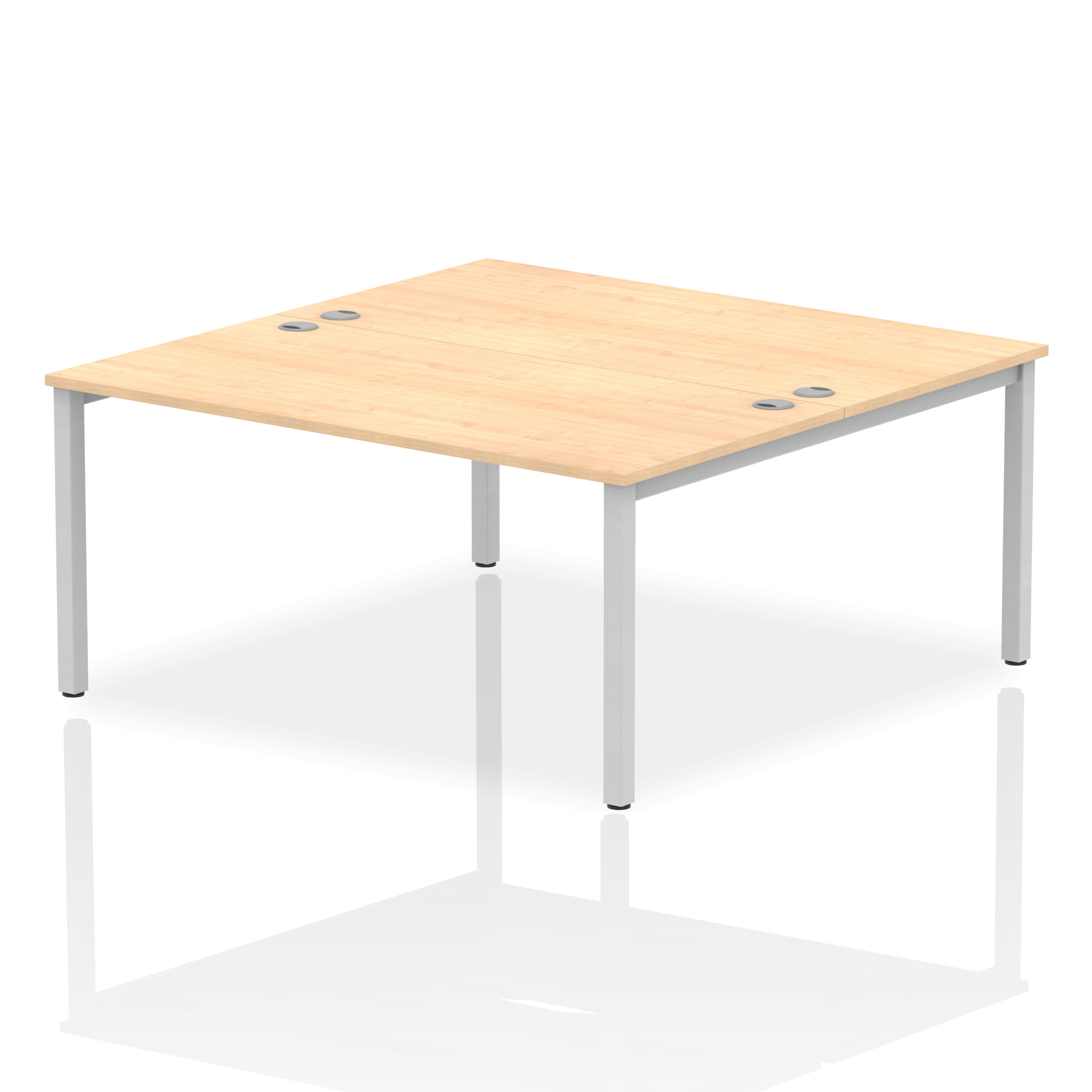 Maple / Silver Frame