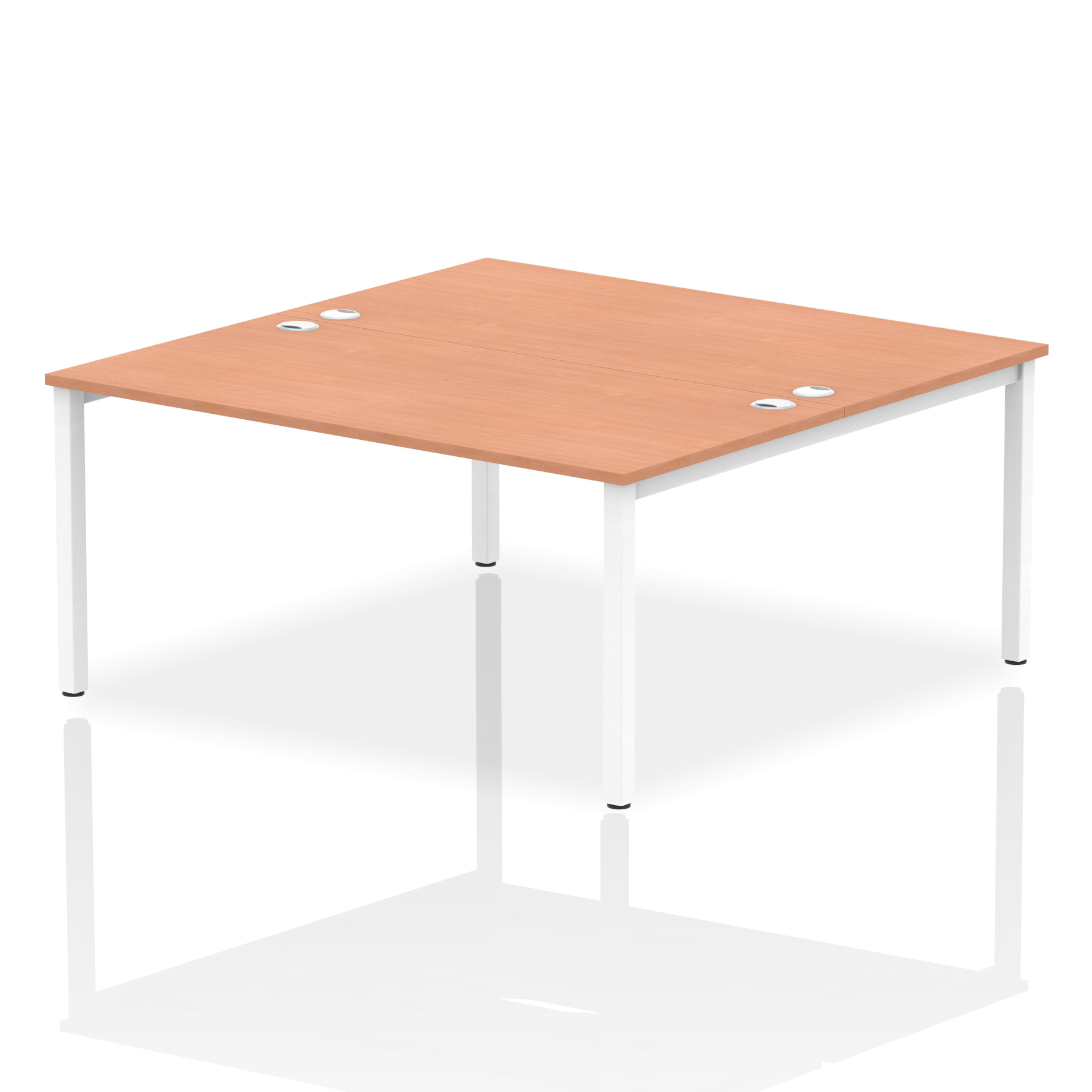 Beech / White Frame