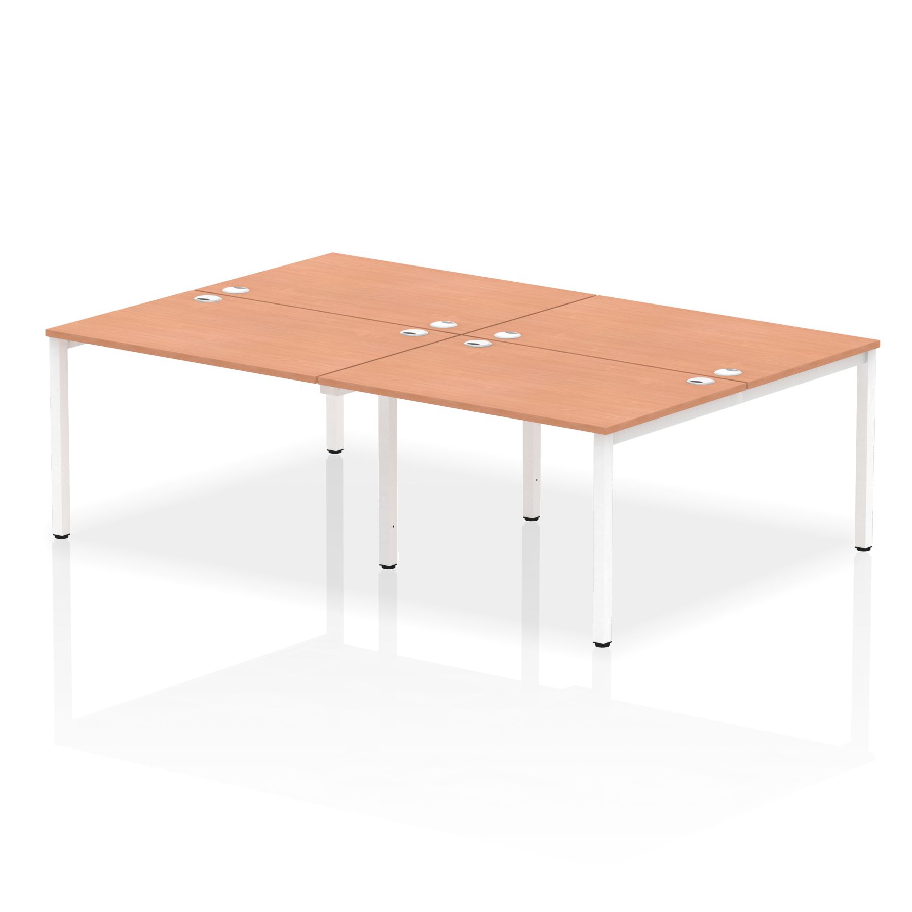 Beech / White Frame