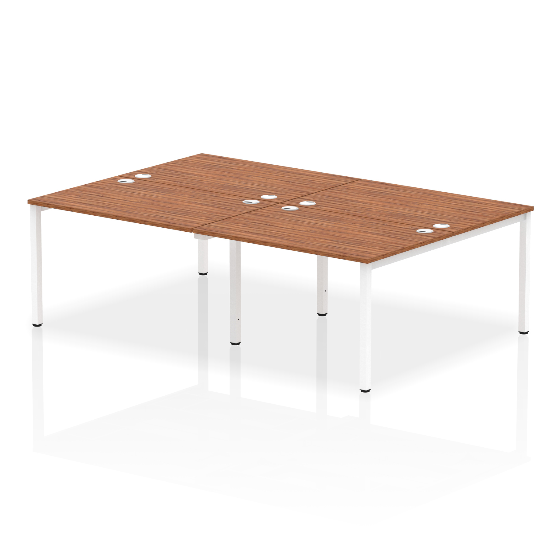 Walnut / White Frame