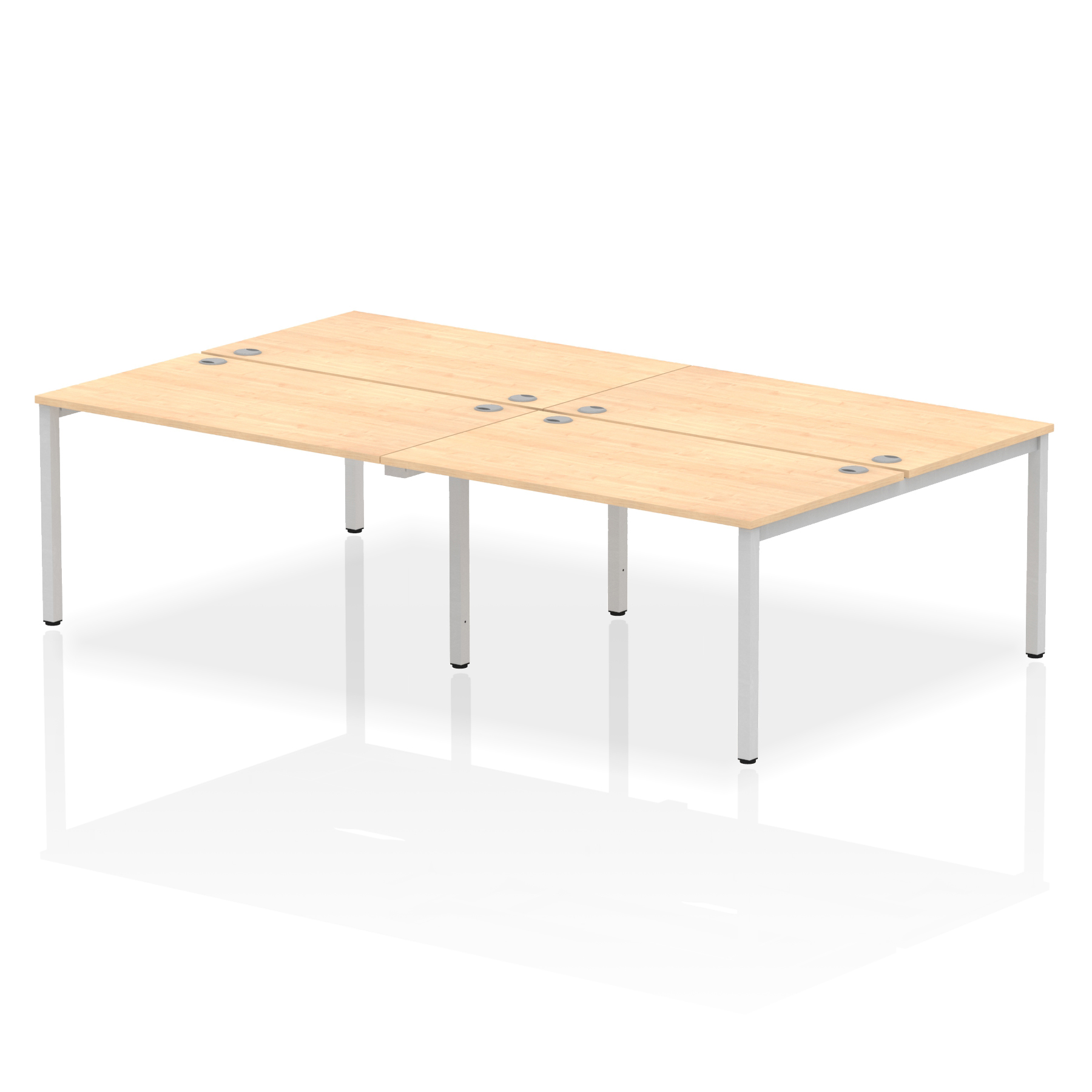 Maple / Silver Frame
