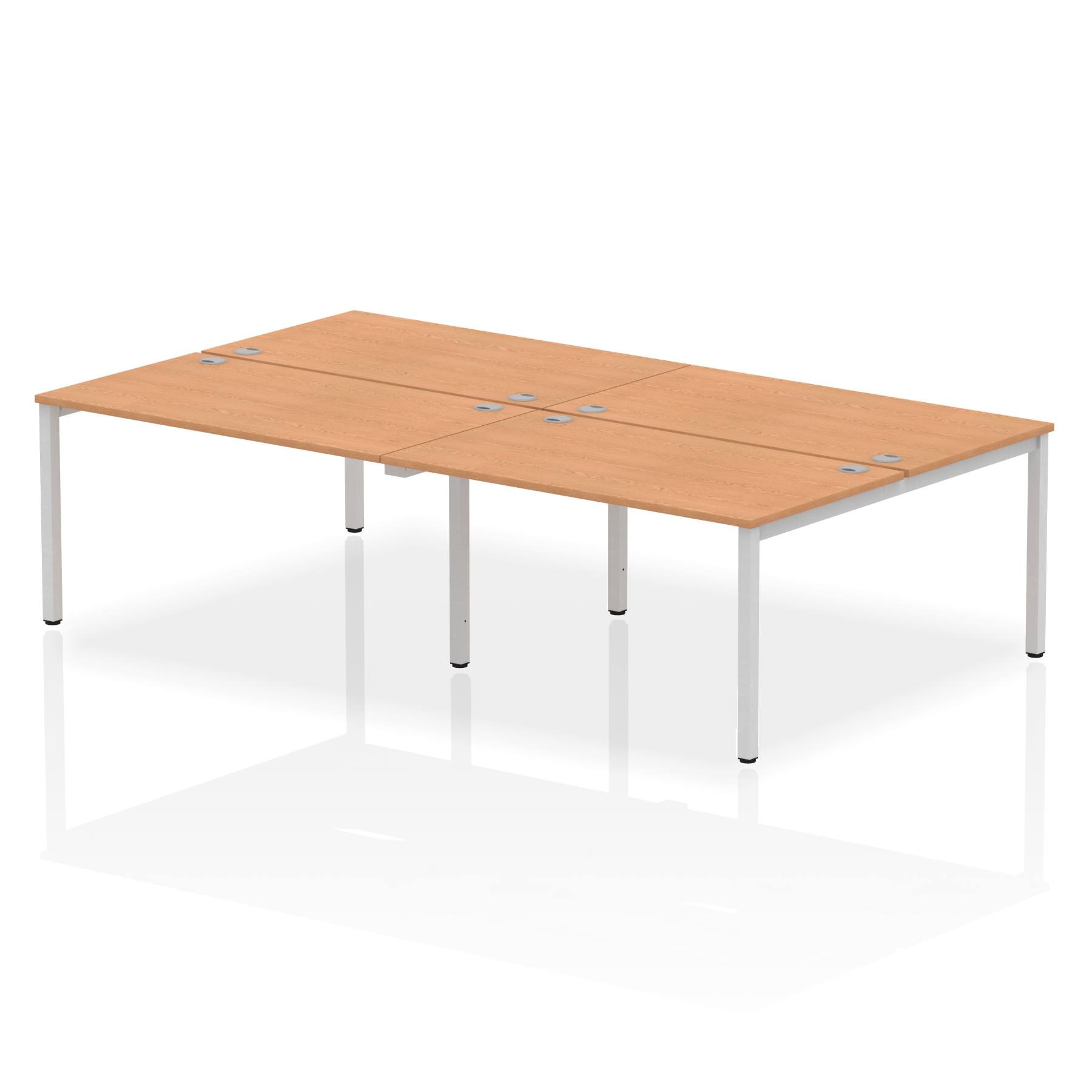 Oak / Silver Frame