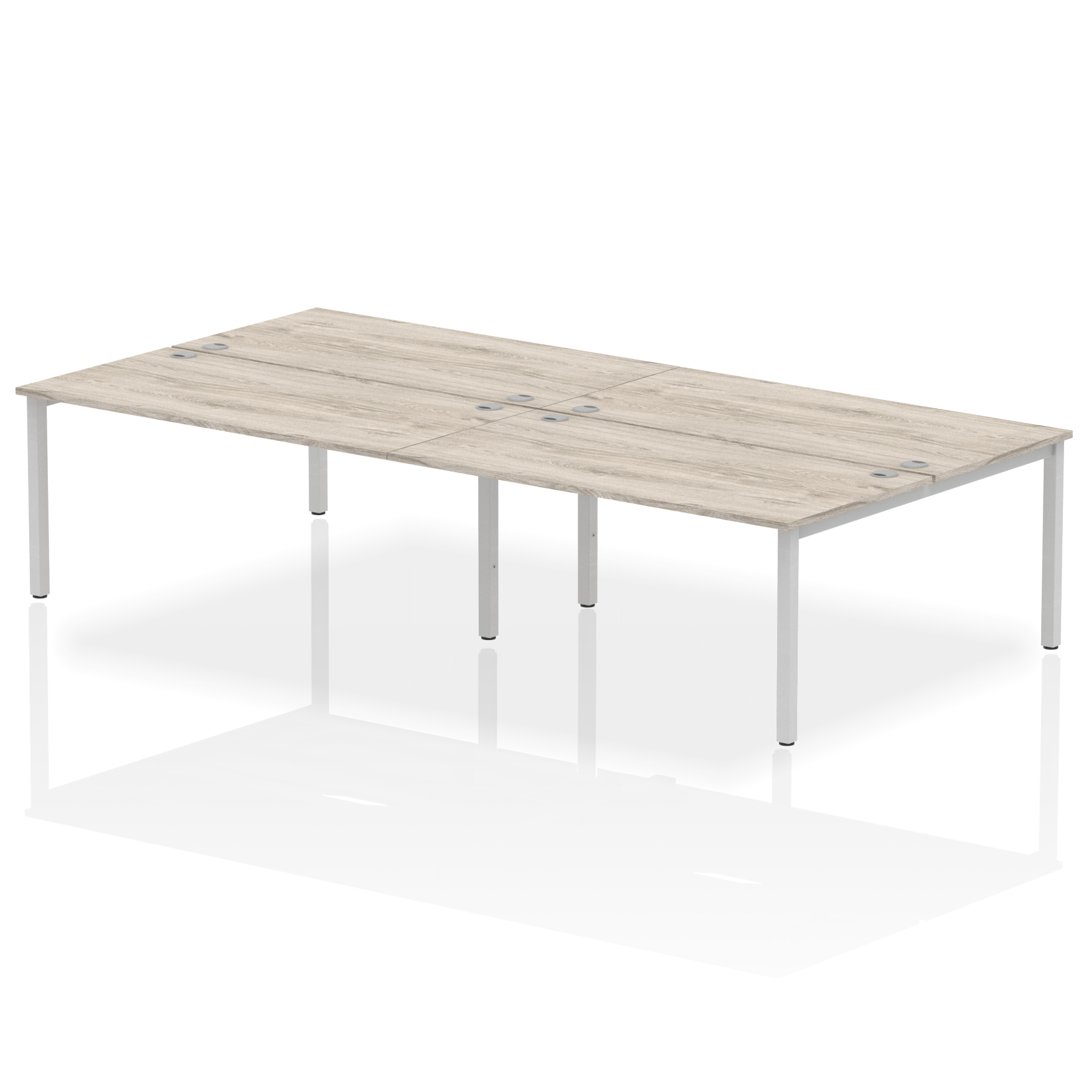 Grey Oak / Silver Frame