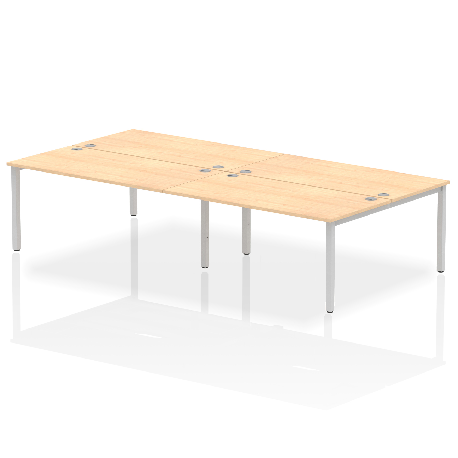 Maple / Silver Frame